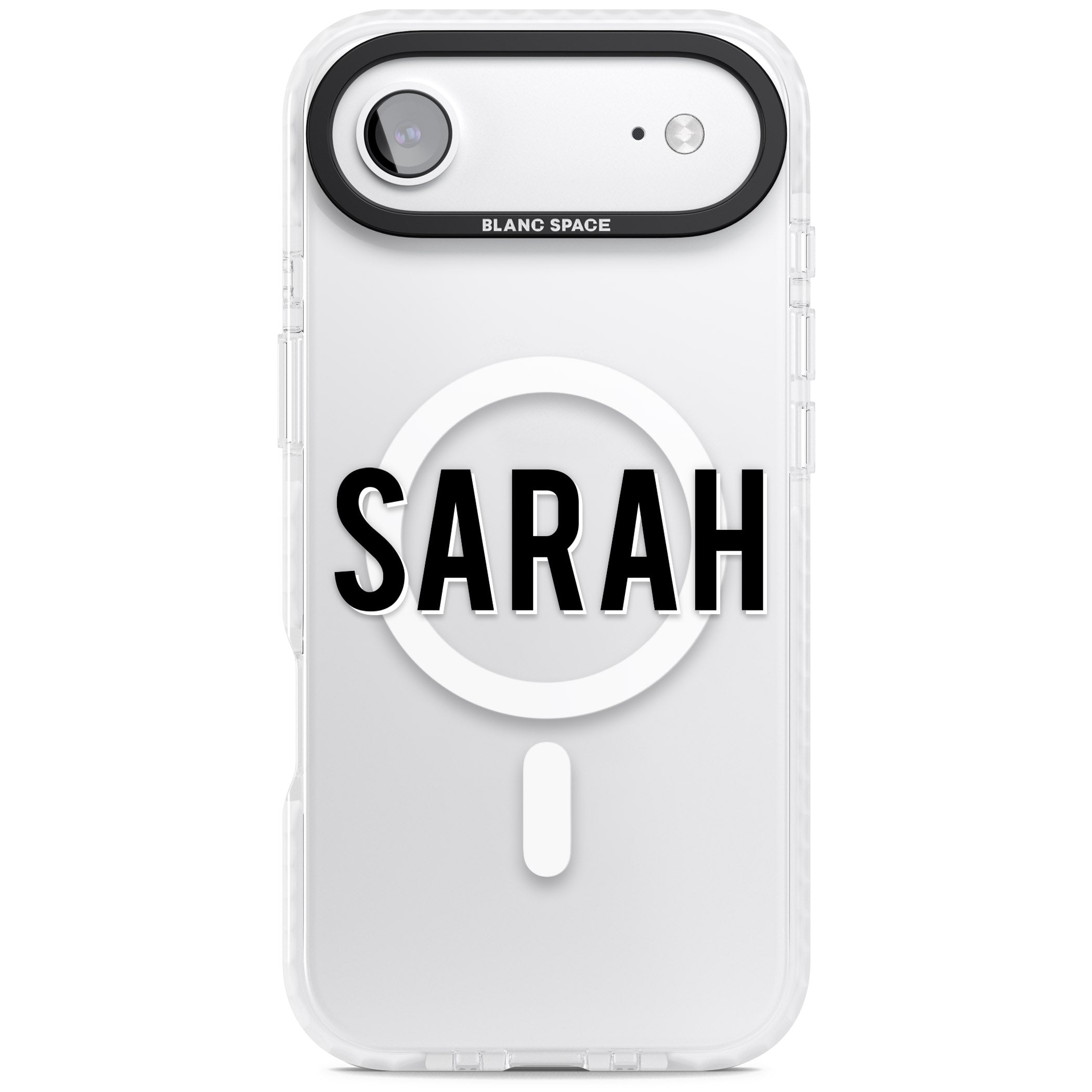 Personalised Clear Name iPhone 17 Air Impact Pro Clear Phone Case