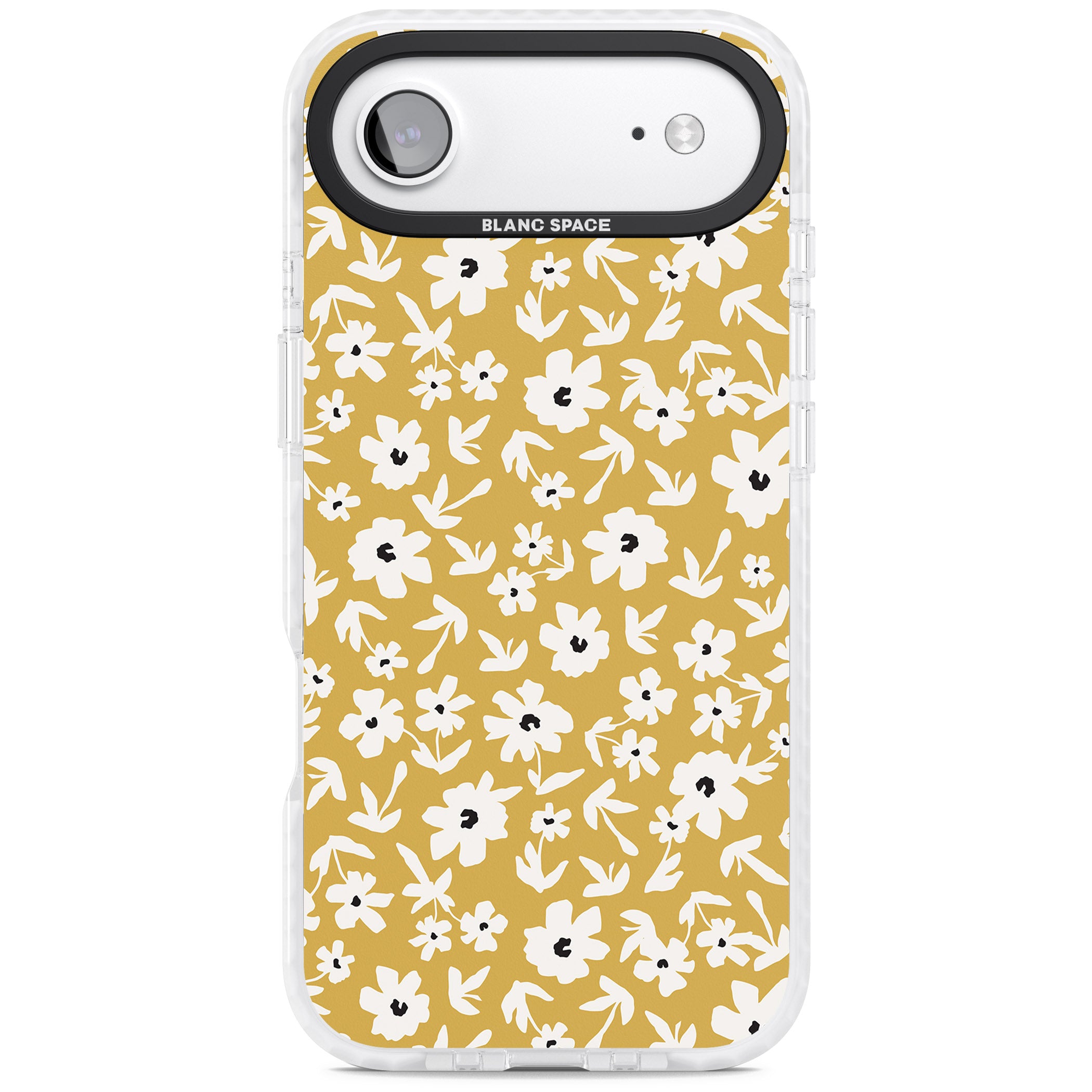 Mustard Floral iPhone 17 Air Impact Pro Clear Phone Case