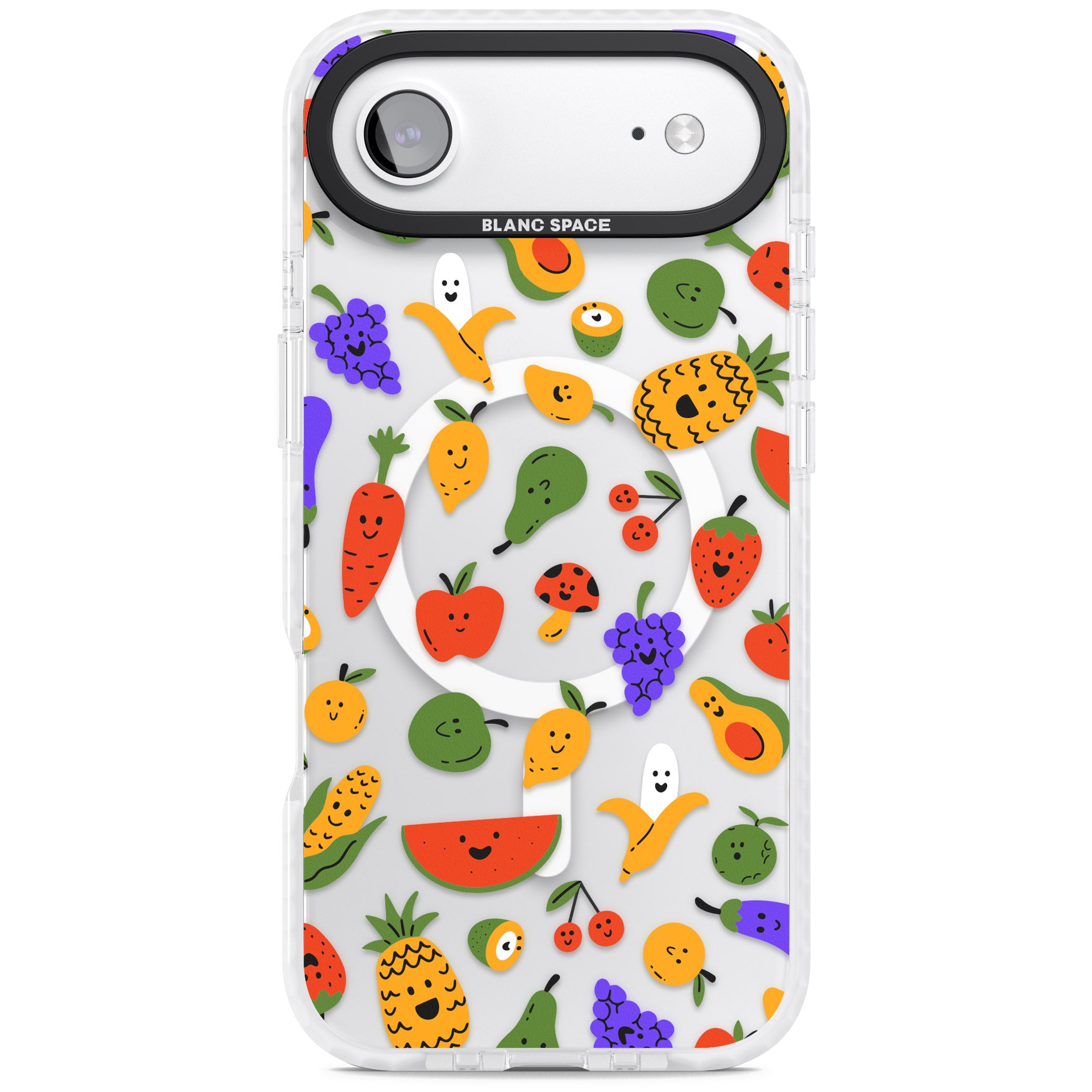 Playful Fruit Kawaii iPhone 17 Air Impact Pro Clear Phone Case