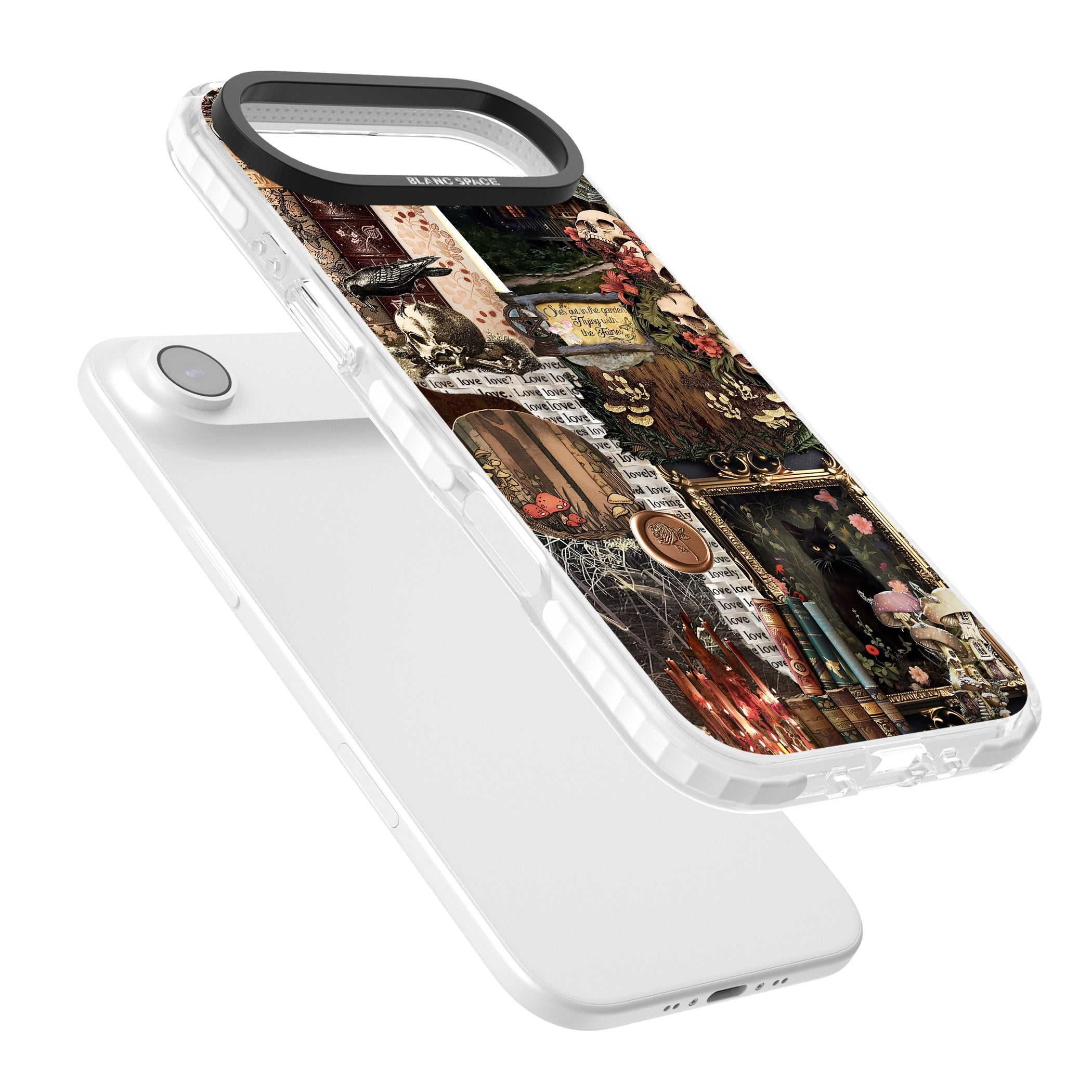 Academia Collage iPhone 17 Air Impact Pro Clear Phone Case Colours
