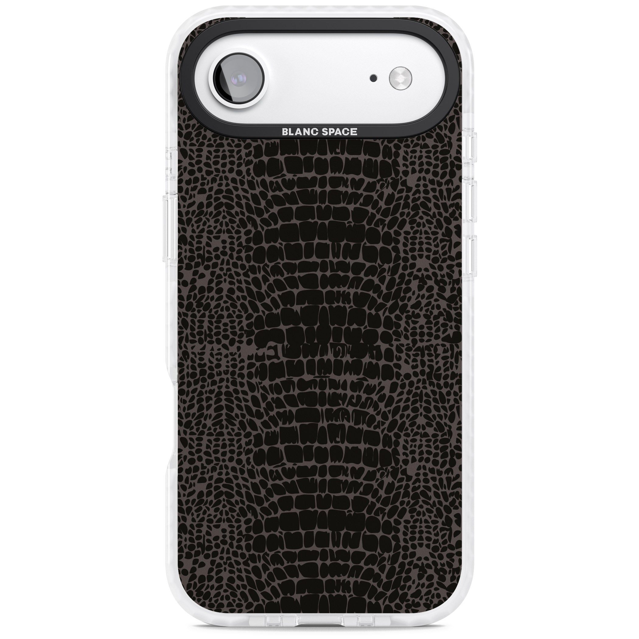 Dark Animal Print Snake Skin iPhone 17 Air Impact Pro Clear Phone Case