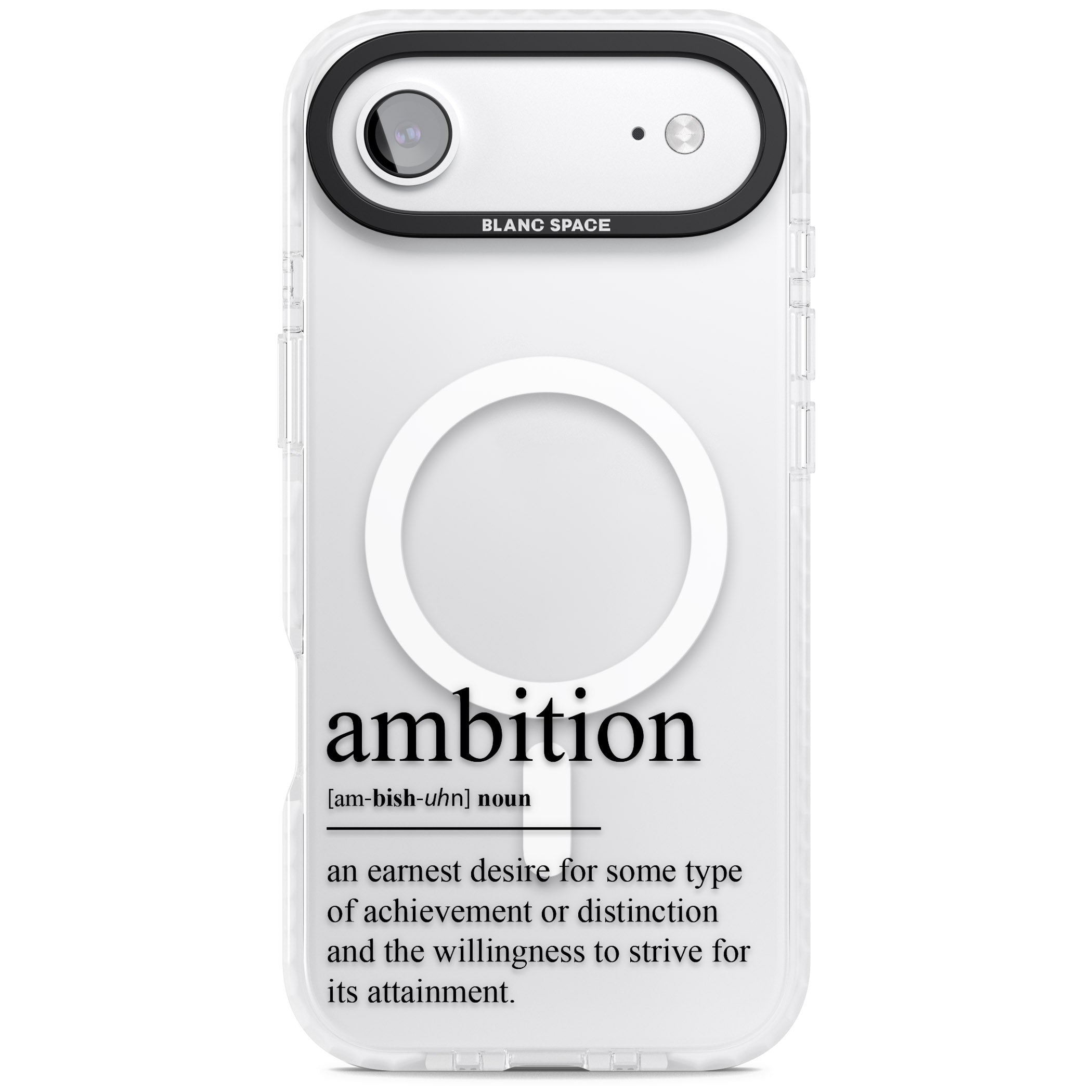 Ambition iPhone 17 Air Impact Pro Clear Phone Case