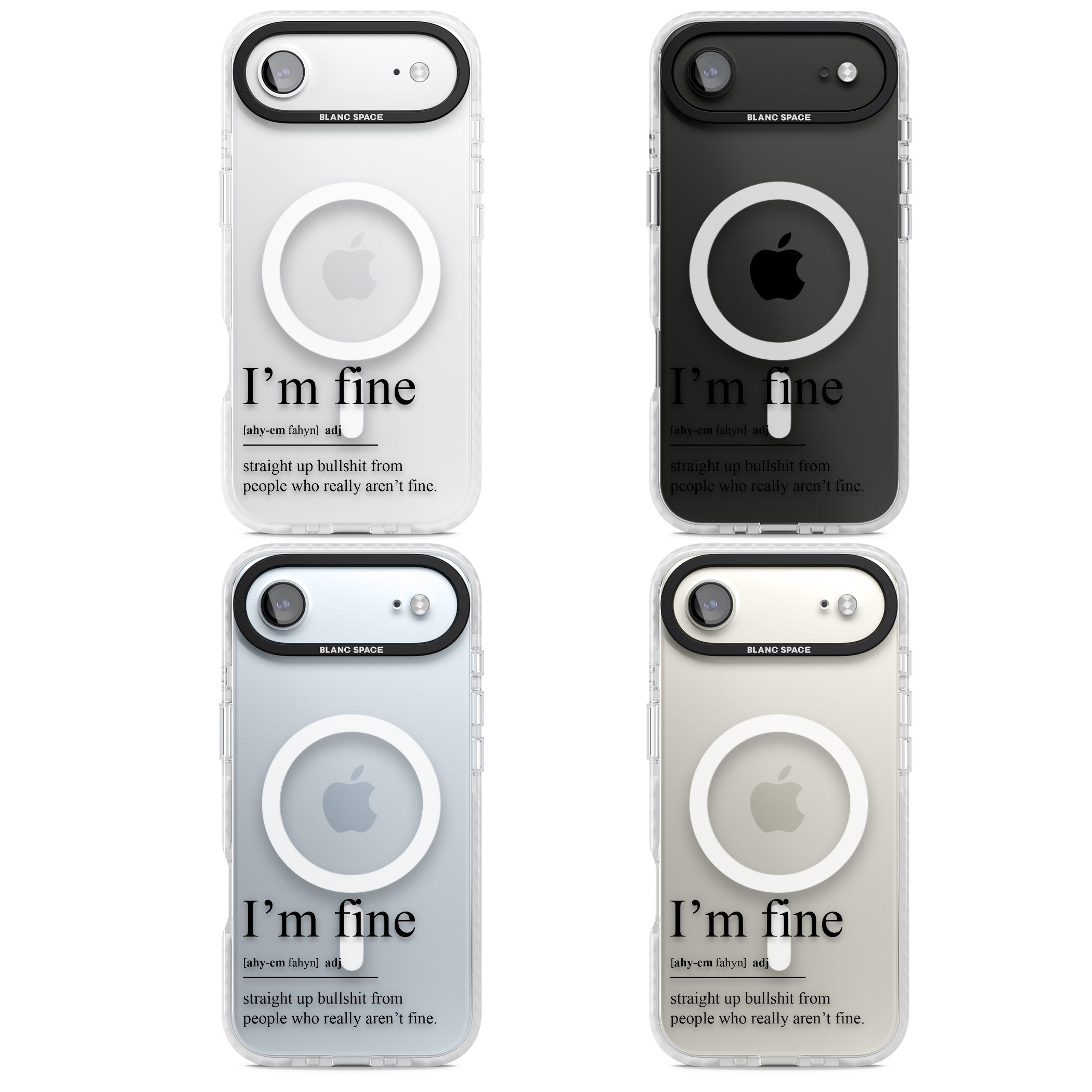 Im Fine iPhone 17 Air Impact Pro Clear Phone Case APT Impact Protection