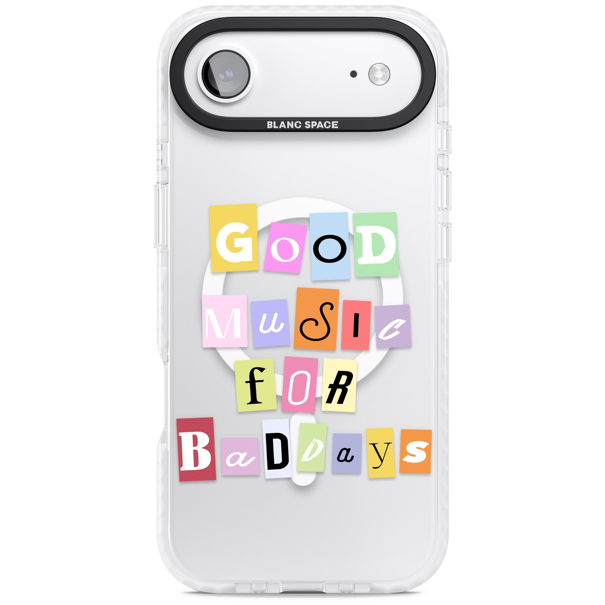 Good Music For Bad Days iPhone 17 Air Impact Pro Clear Phone Case