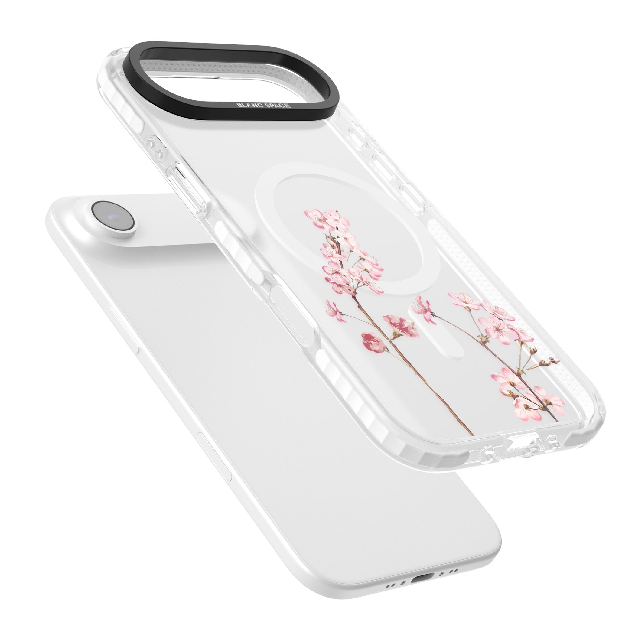 Blossom Flower iPhone 17 Air Impact Pro Clear Phone Case Colours