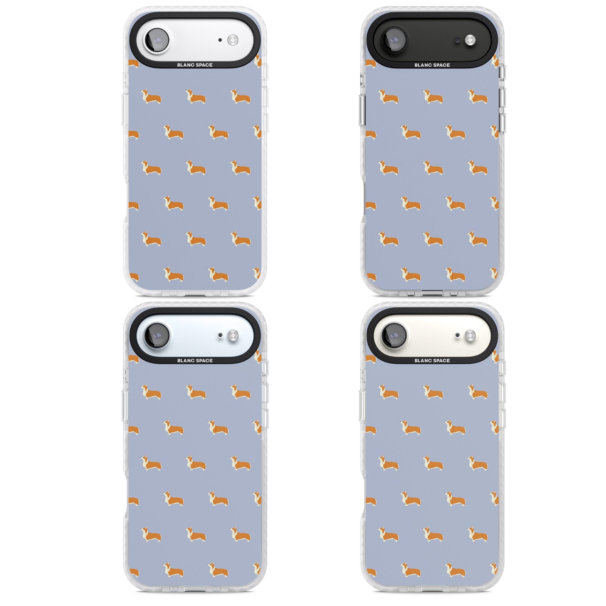 Corgi Pattern iPhone 17 Air Impact Pro Clear Phone Case APT Impact Protection