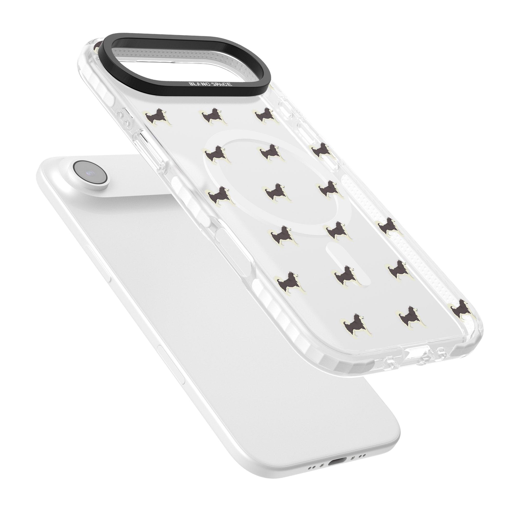 Alaskan Malamute Dog Pattern iPhone 17 Air Impact Pro Clear Phone Case Colours