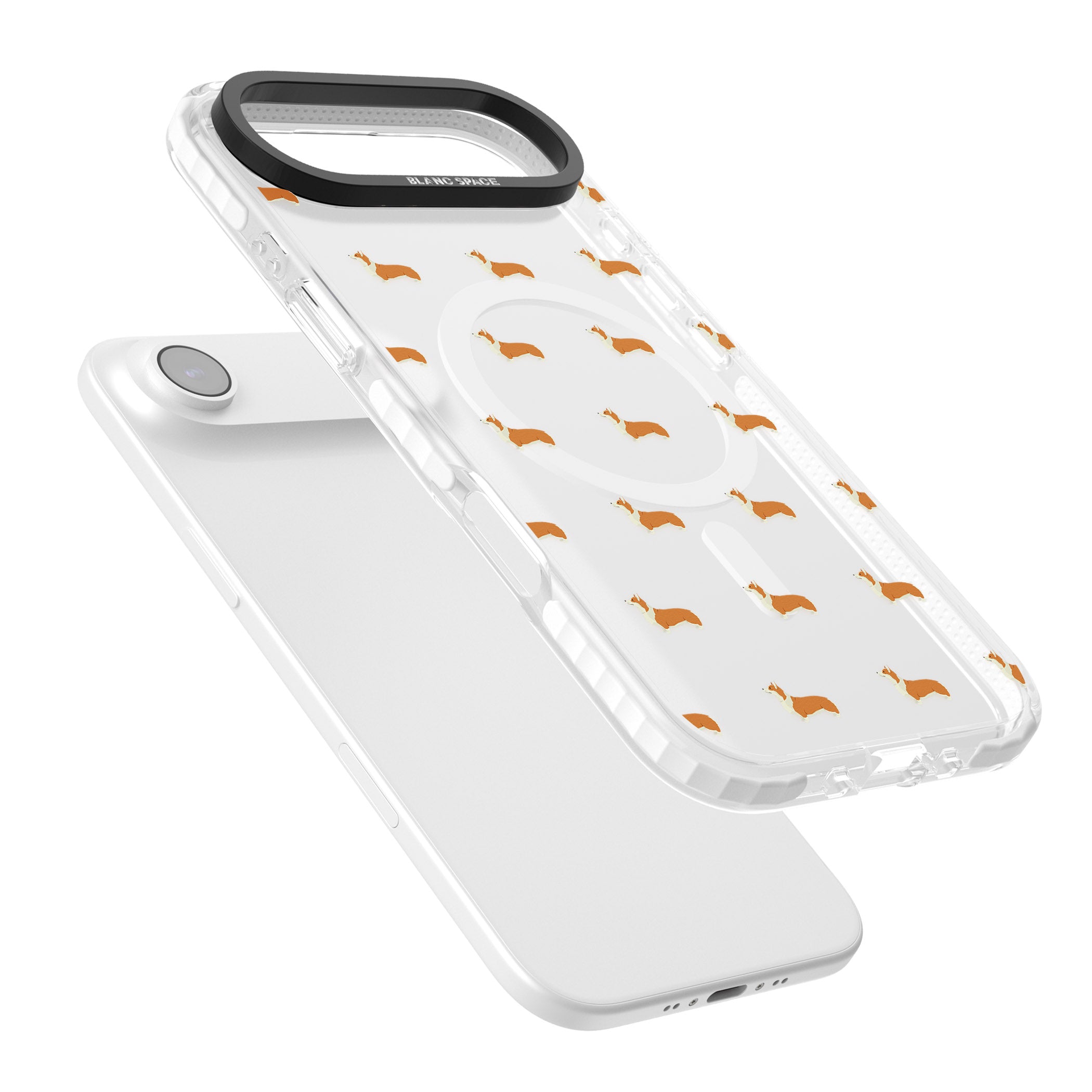 Pembroke Welsh Corgi Pattern iPhone 17 Air Impact Pro Clear Phone Case Colours