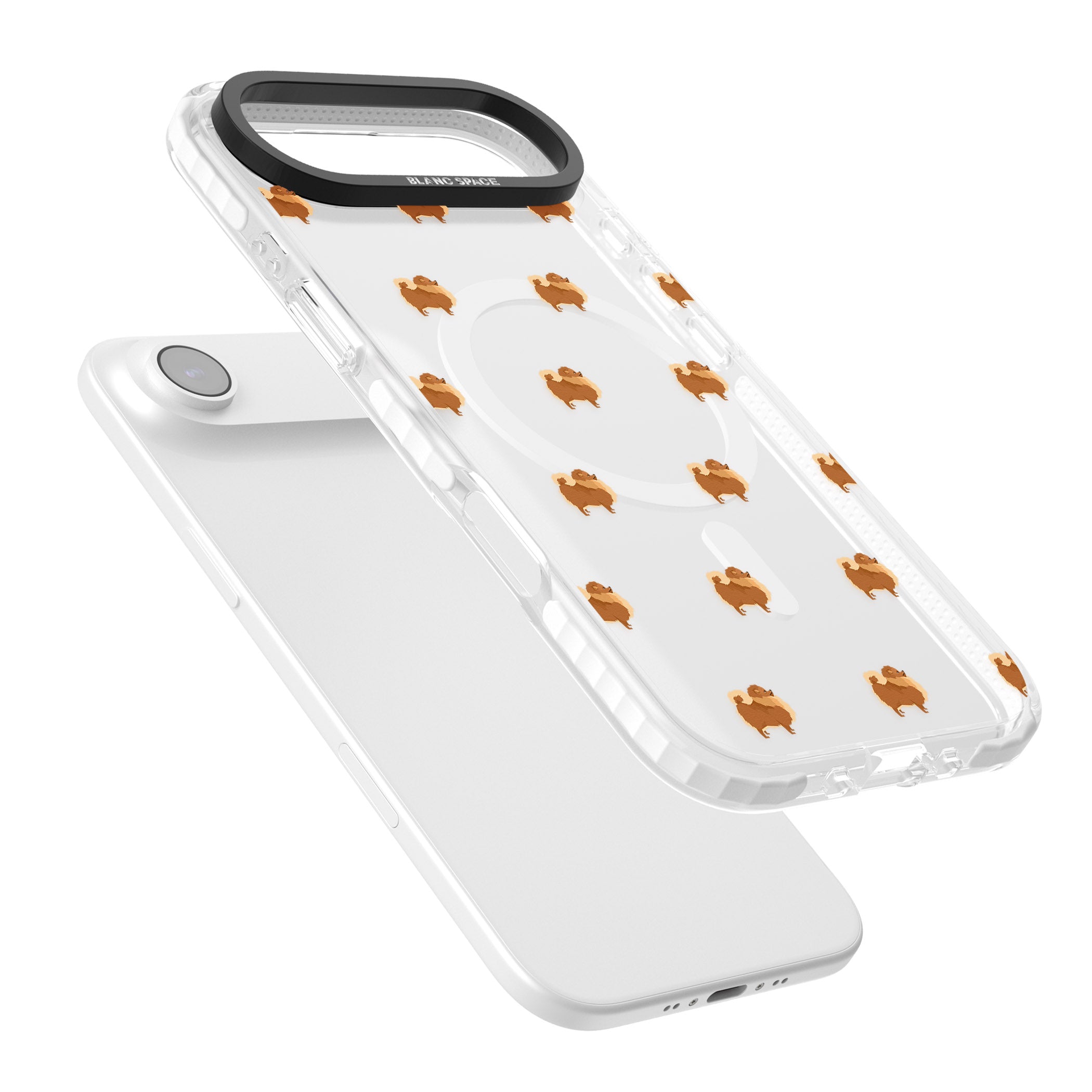 Pomeranian Delight iPhone 17 Air Impact Pro Clear Phone Case Colours