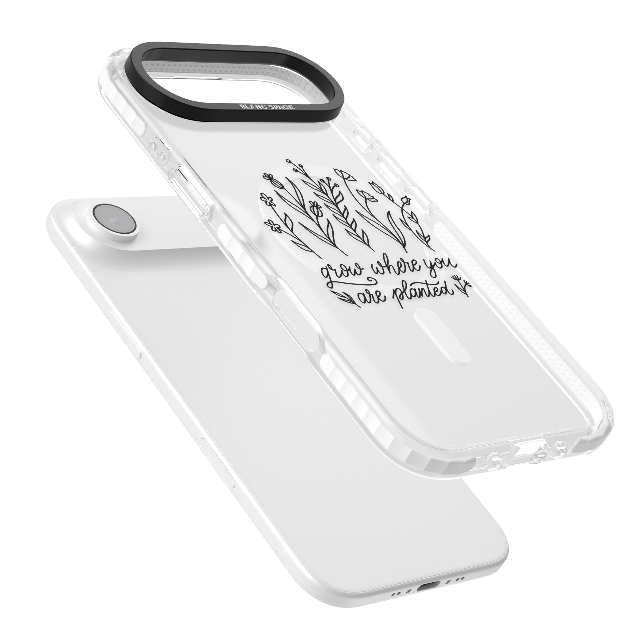 Grow Where You Are Planted iPhone 17 Air Impact Pro Clear Phone Case Colours