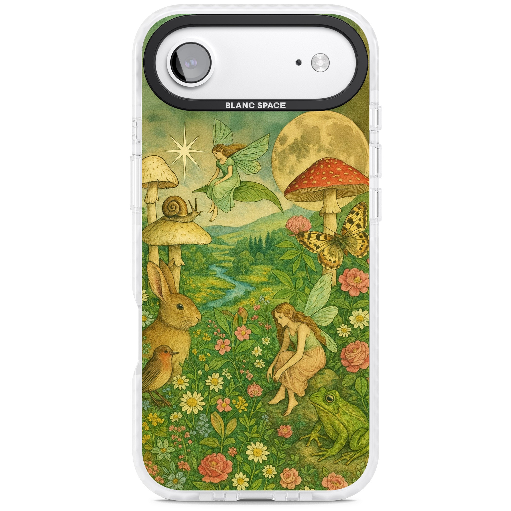 Fairies & Flowers iPhone 17 Air Impact Pro Clear Phone Case