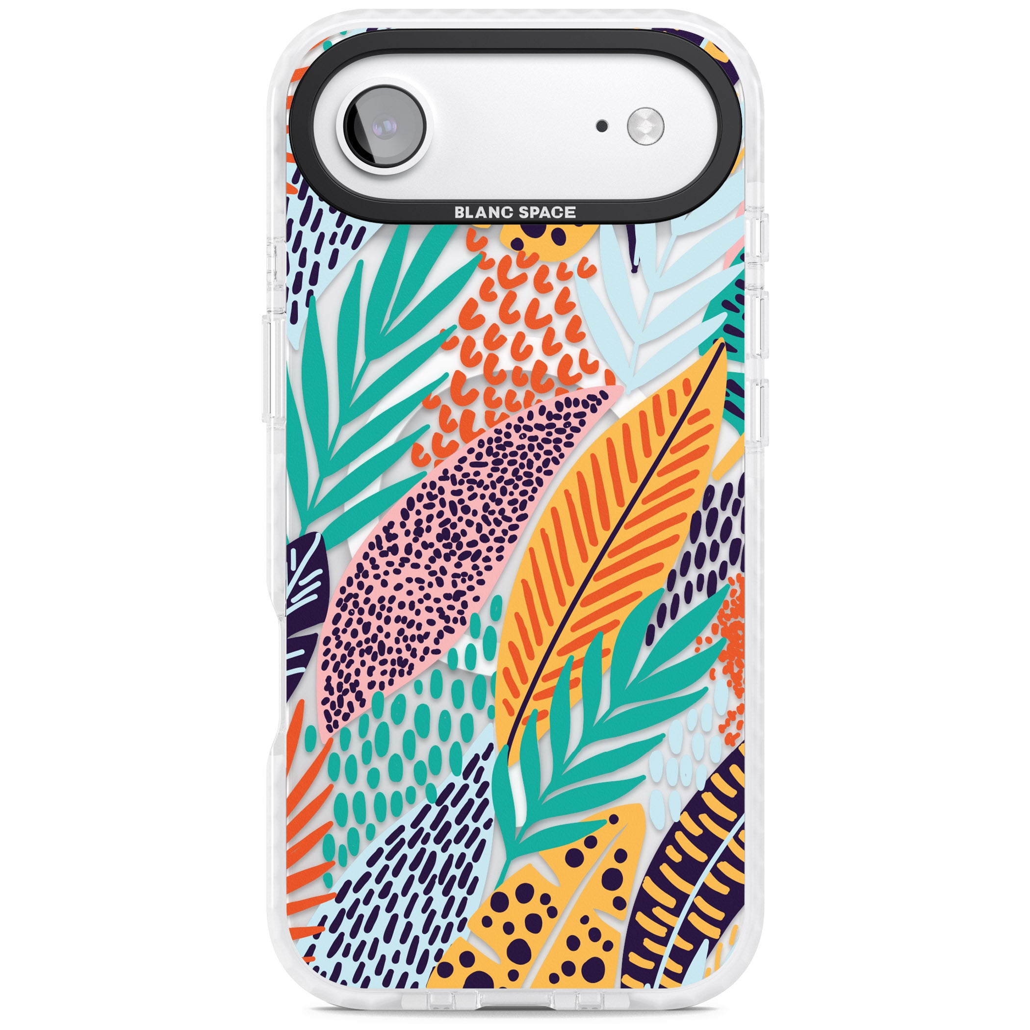 Colourful Leaves Mixture iPhone 17 Air Impact Pro Clear Phone Case