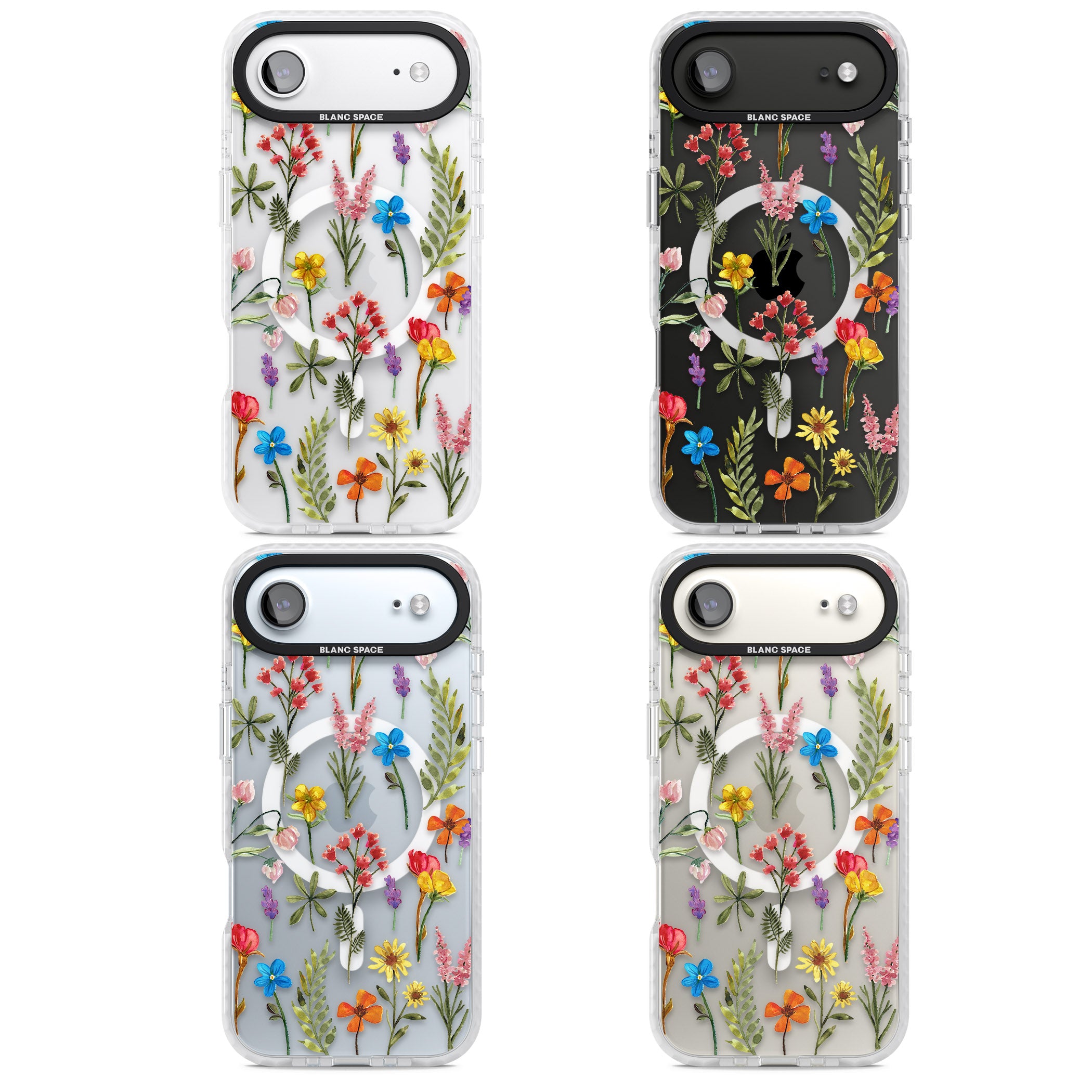 Spring Botanicals iPhone 17 Air Impact Pro Clear Phone Case APT Impact Protection