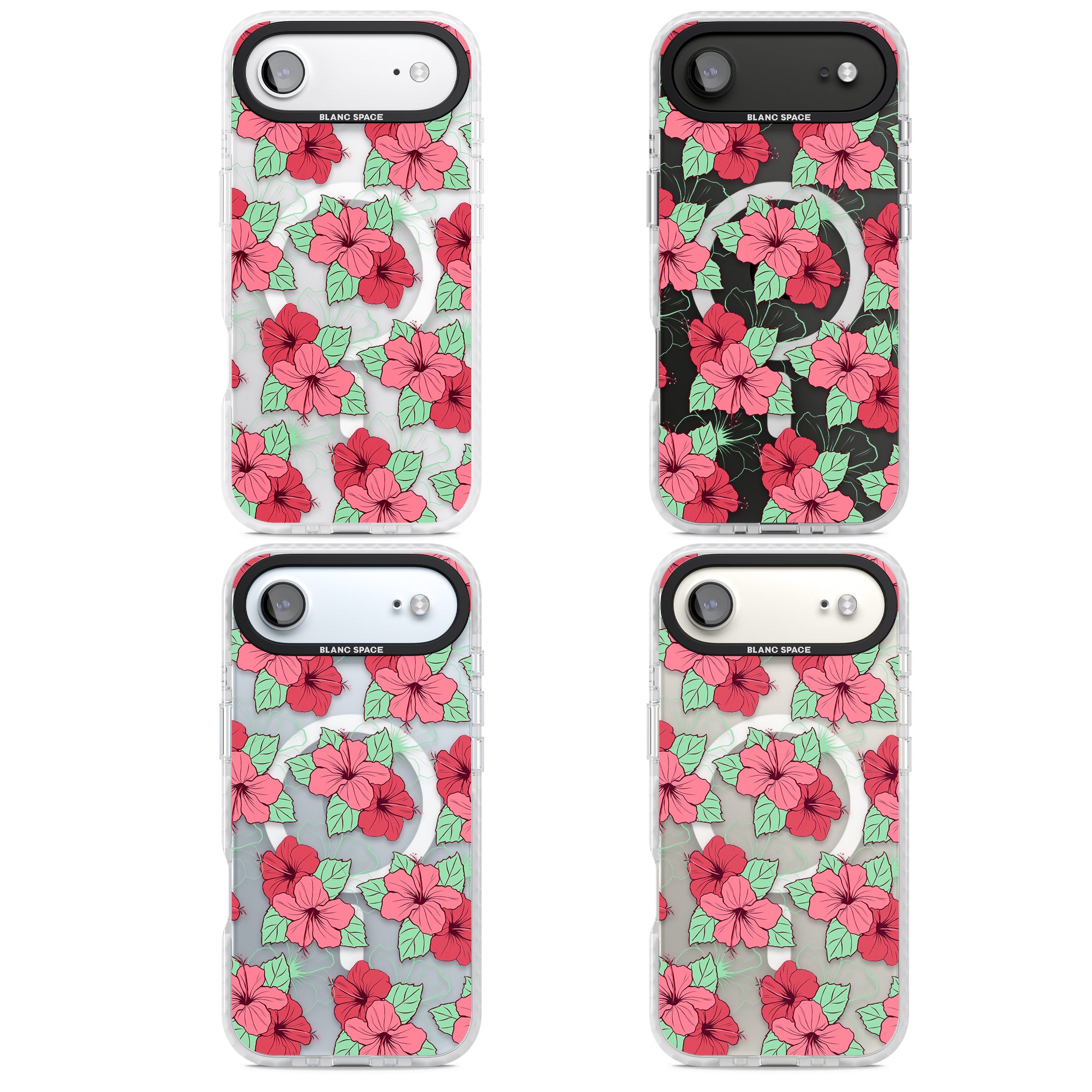 Pink Peony iPhone 17 Air Impact Pro Clear Phone Case APT Impact Protection