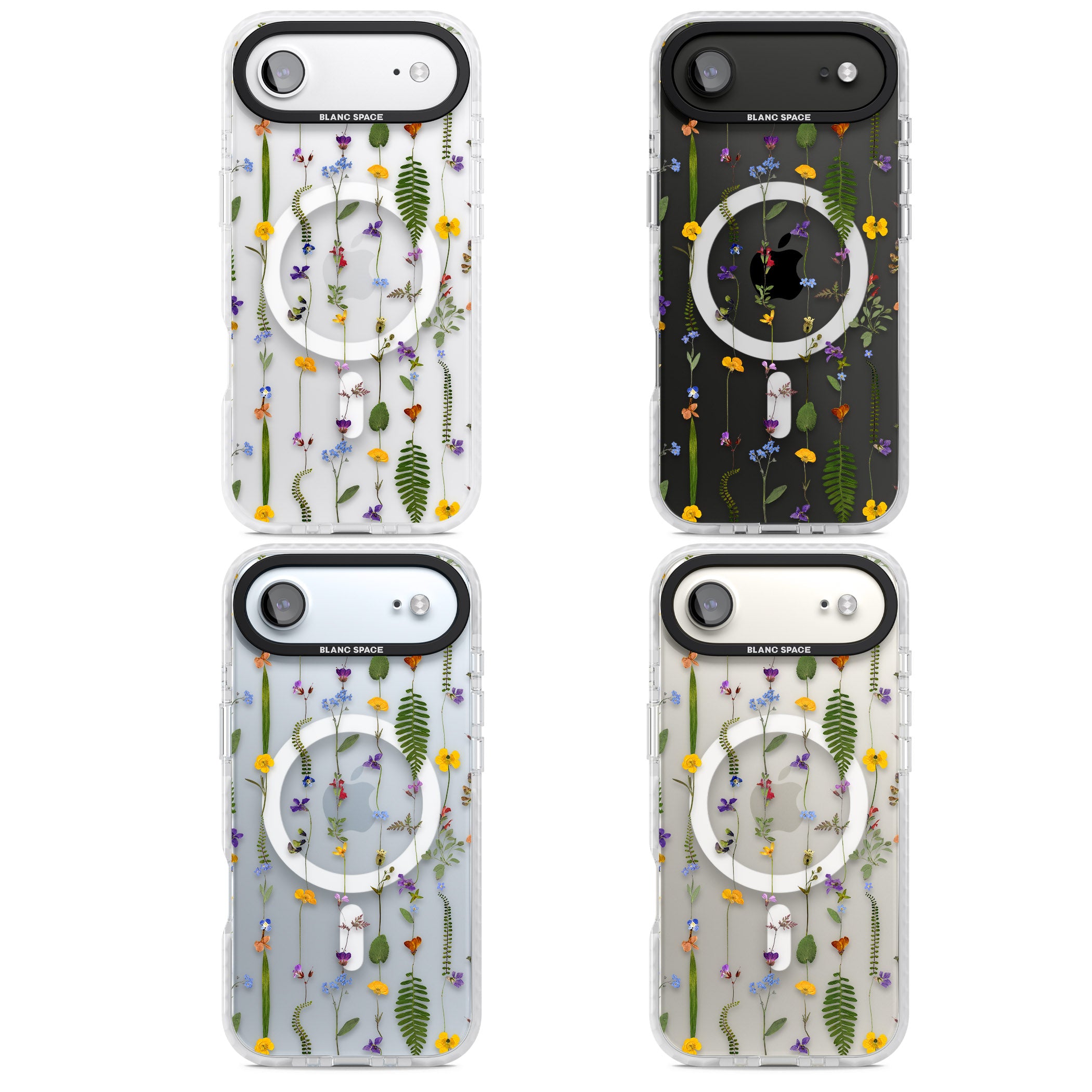 Wildflower Chain iPhone 17 Air Impact Pro Clear Phone Case APT Impact Protection