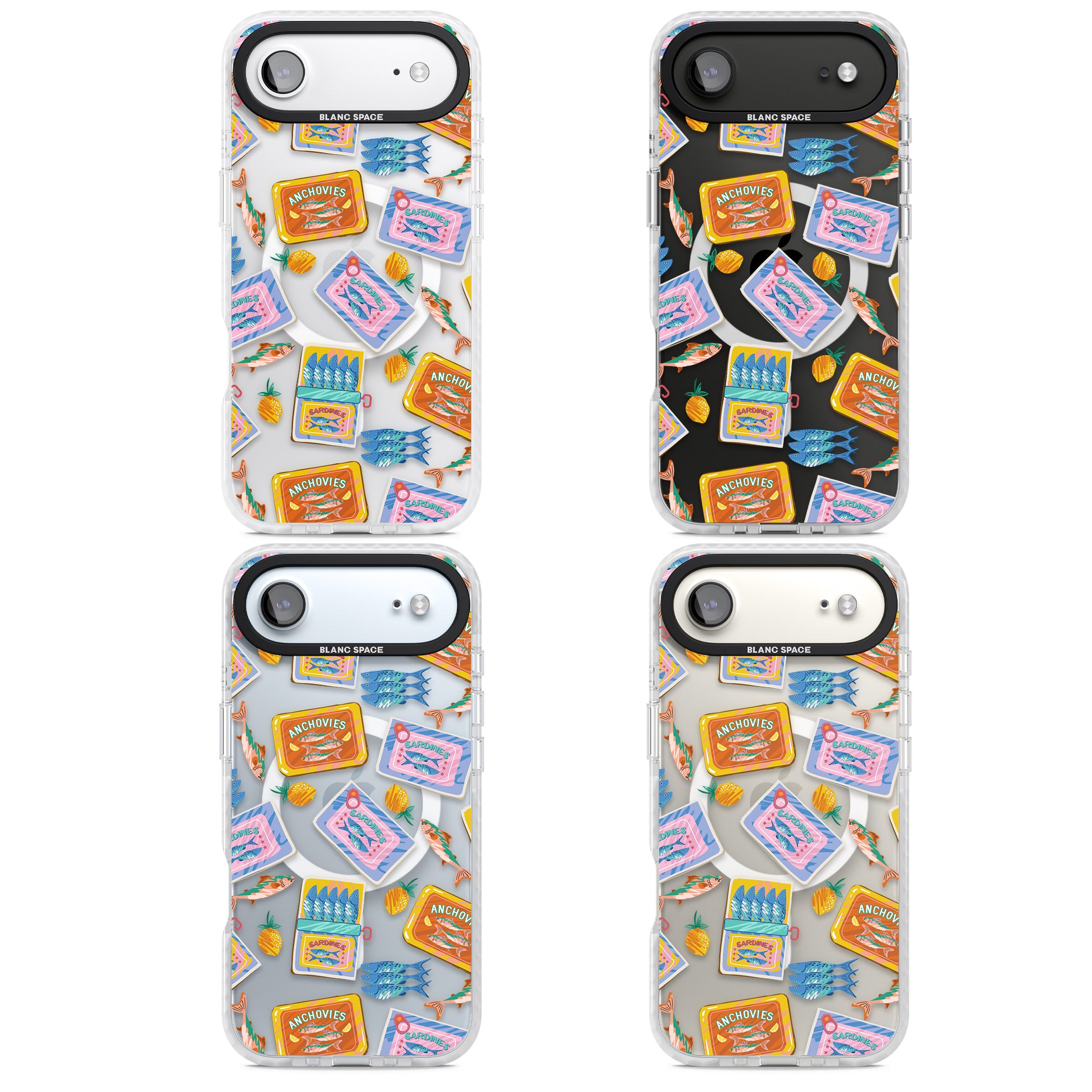 Sardines & Anchovies iPhone 17 Air Impact Pro Clear Phone Case APT Impact Protection