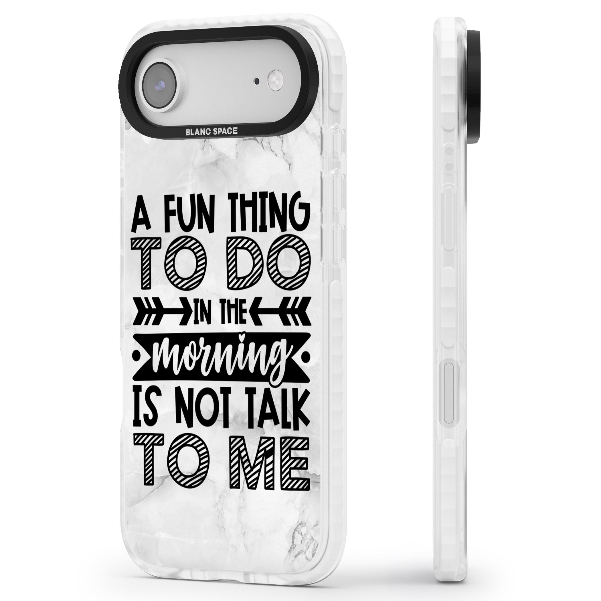 A Fun Thing To Do iPhone 17 Air Impact Pro Clear Phone Case Side Profile