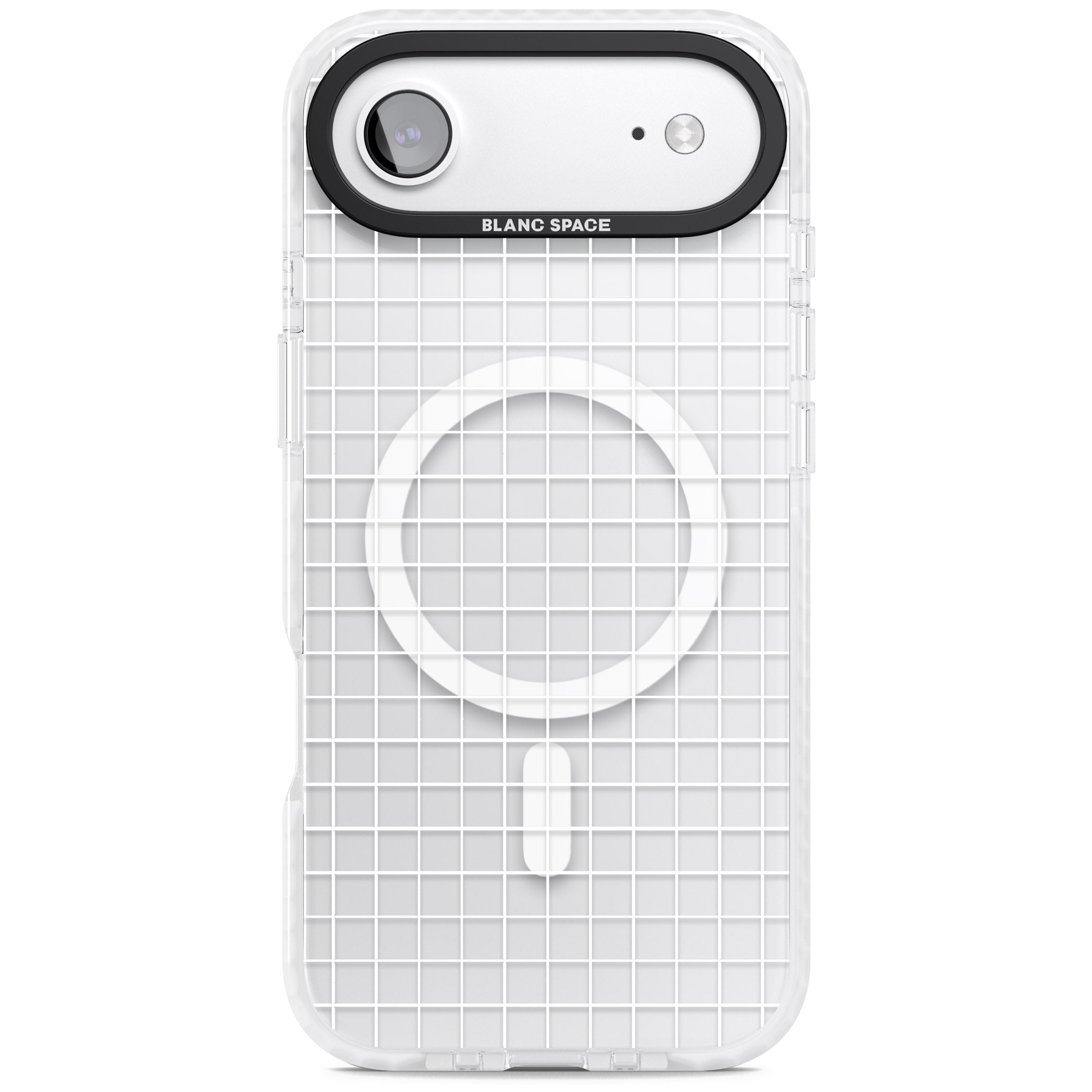 Modern Grid Pattern iPhone 17 Air Impact Pro Clear Phone Case