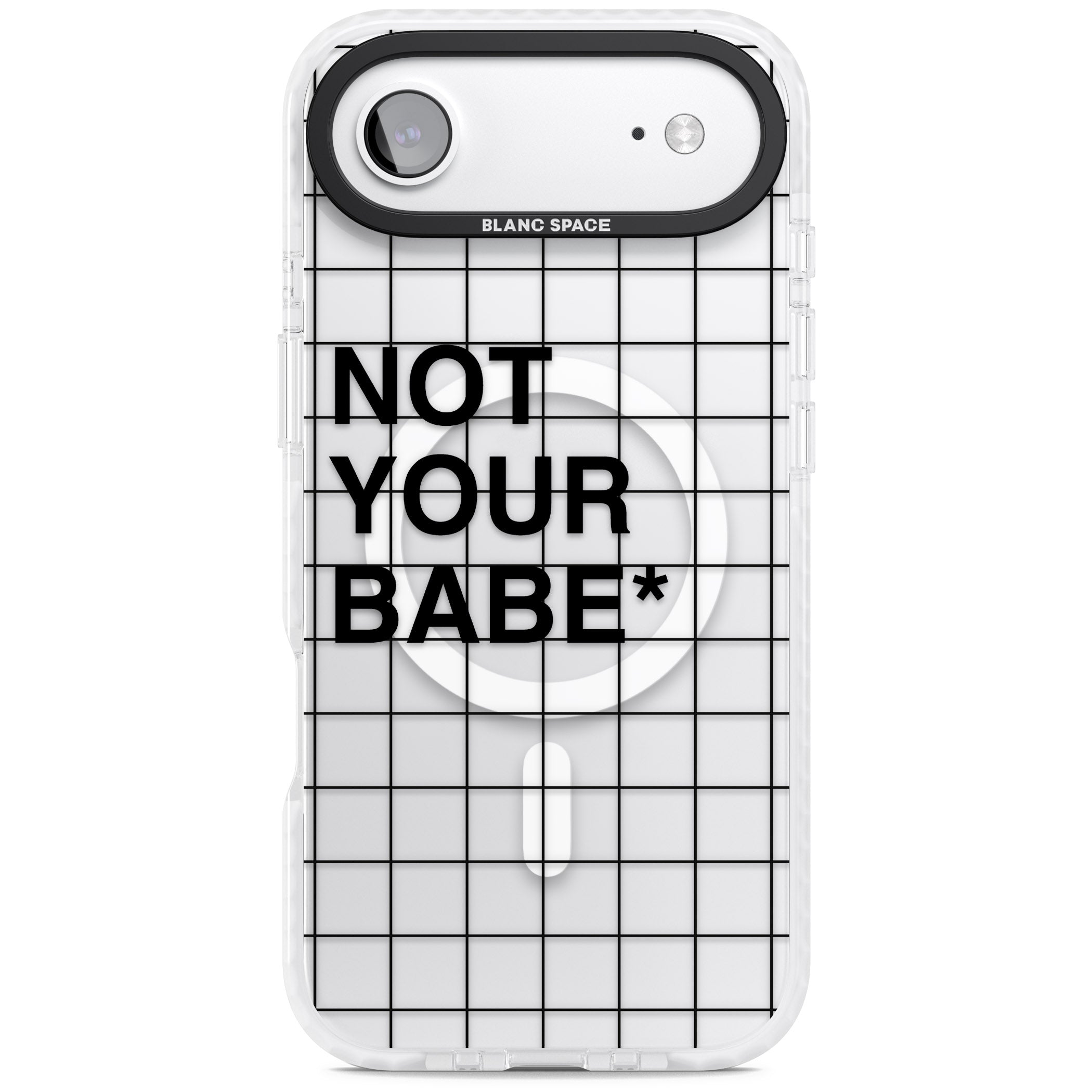 Not Your Babe iPhone 17 Air Impact Pro Clear Phone Case