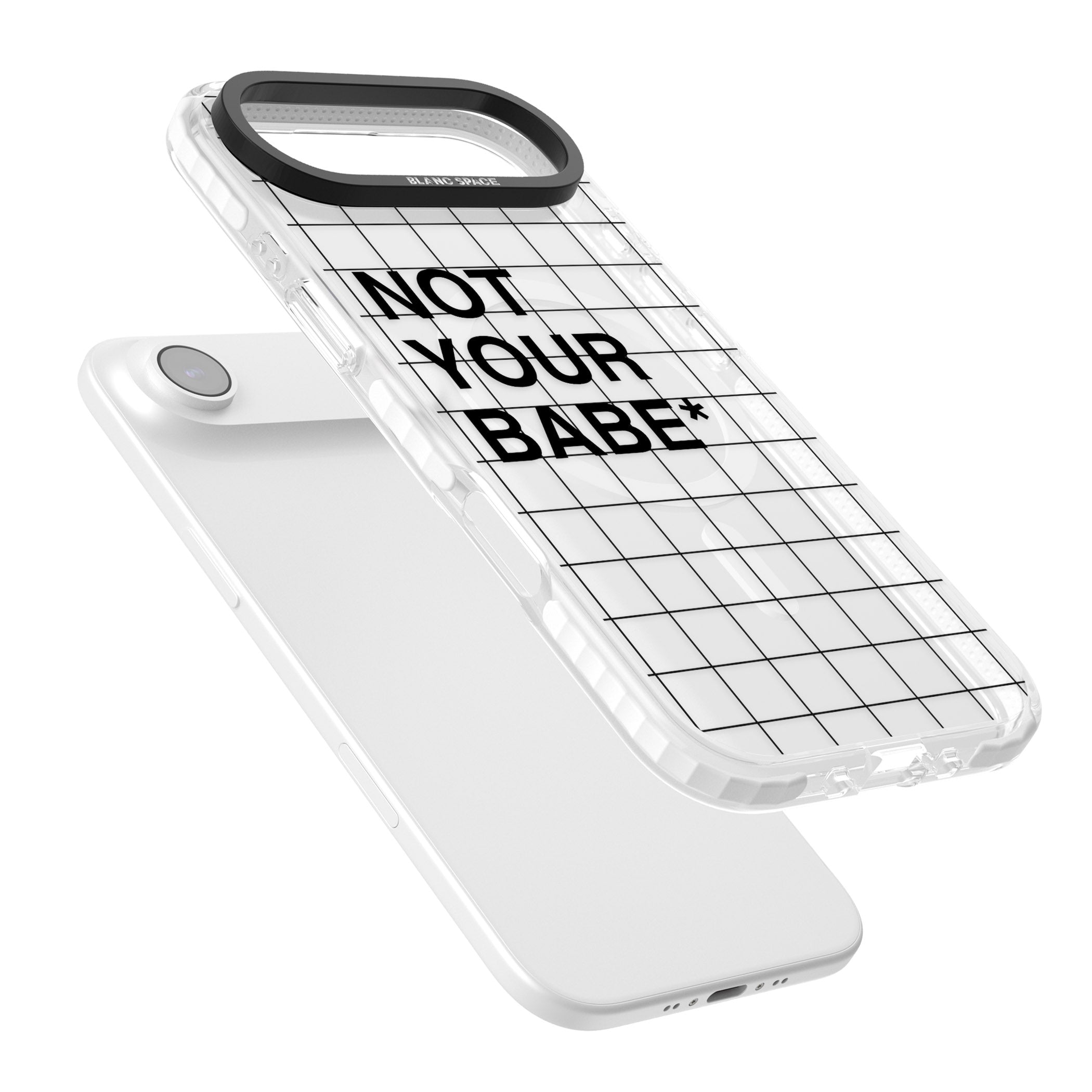 Not Your Babe iPhone 17 Air Impact Pro Clear Phone Case Colours