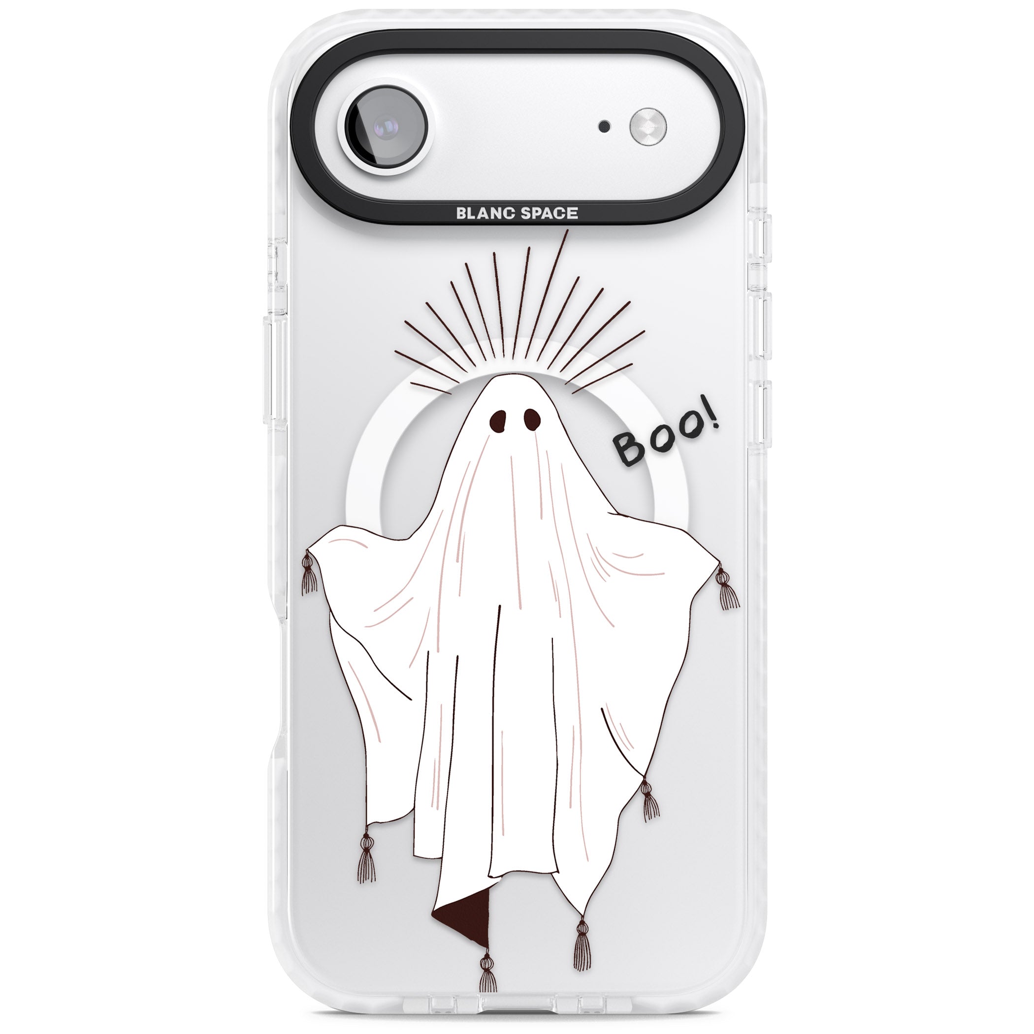 Boo! iPhone 17 Air Impact Pro Clear Phone Case