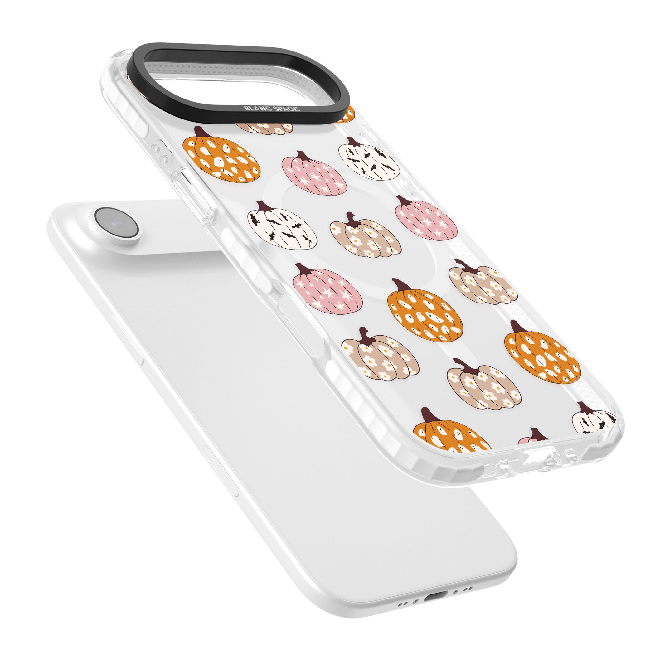 Floral Pumpkins iPhone 17 Air Impact Pro Clear Phone Case Colours