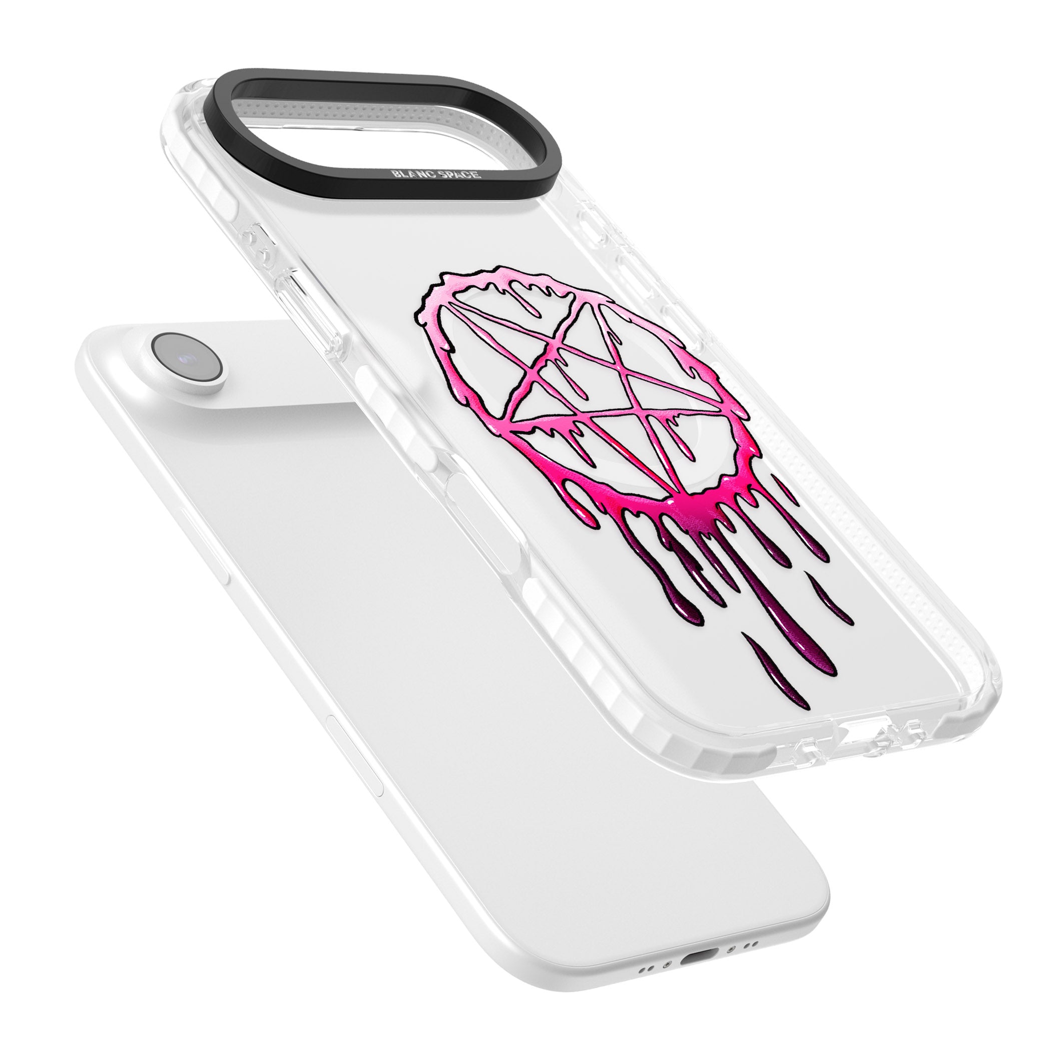Pentagram Of Blood iPhone 17 Air Impact Pro Clear Phone Case Colours