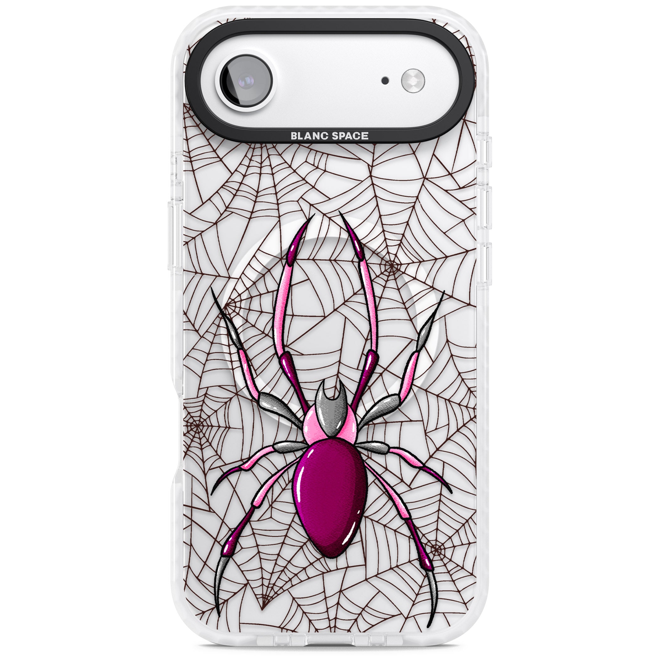 Arachnophobia iPhone 17 Air Impact Pro Clear Phone Case