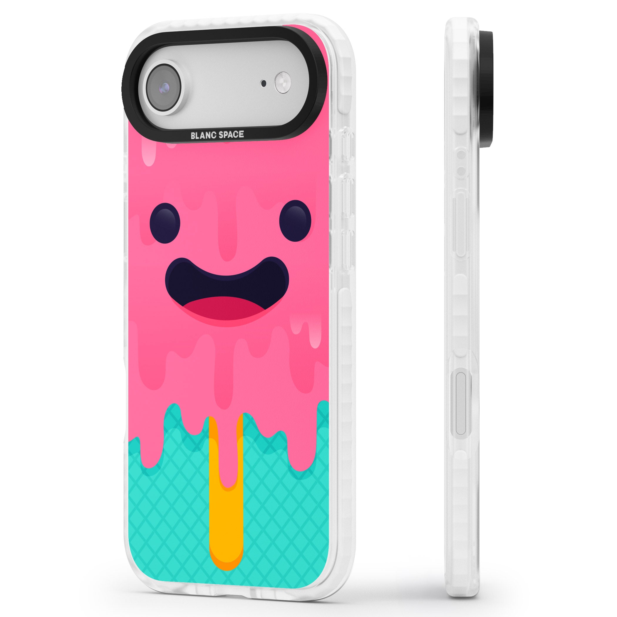 Ice Lolly iPhone 17 Air Impact Pro Clear Phone Case Side Profile