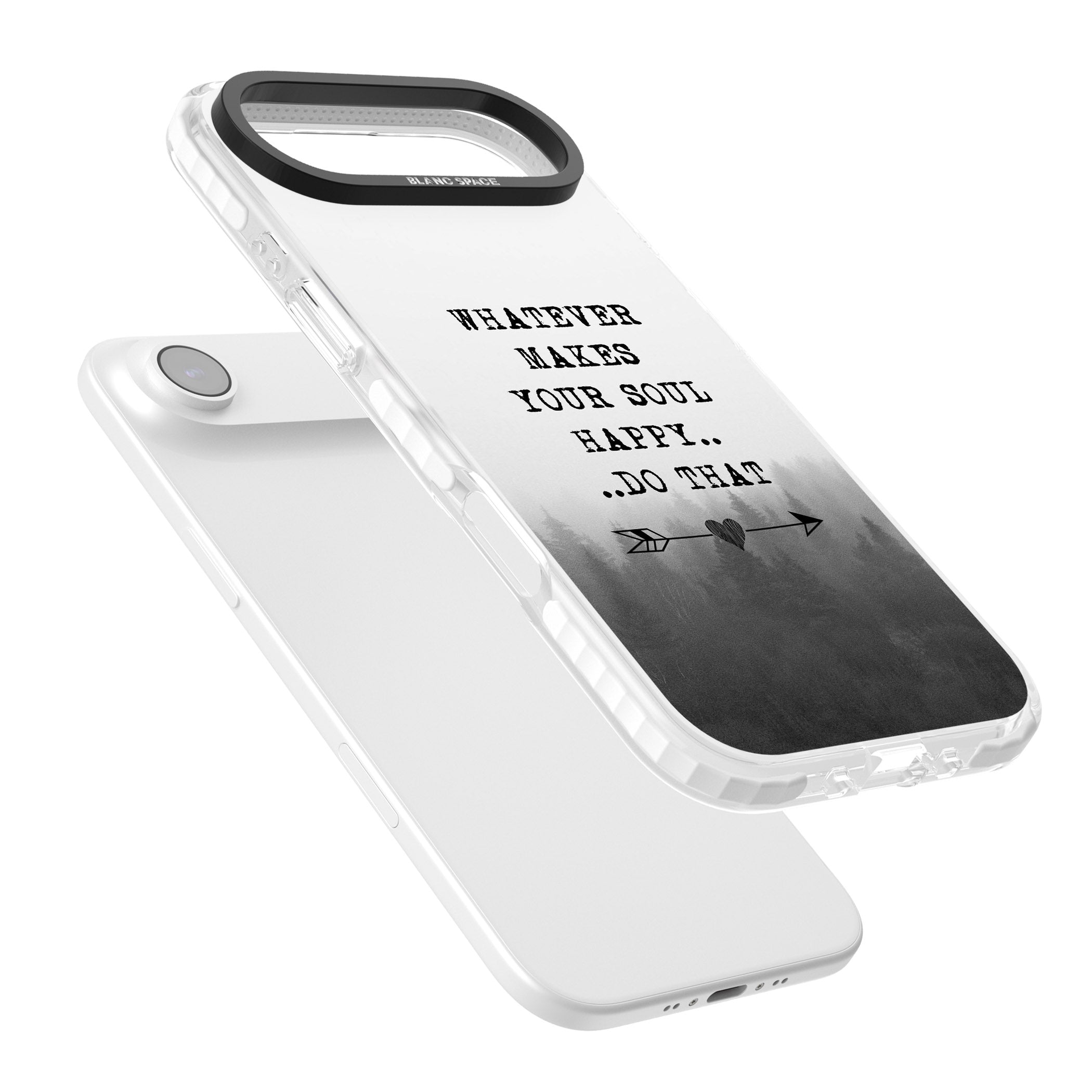 Whatever Makes Your Soul Quote iPhone 17 Air Impact Pro Clear Phone Case Colours