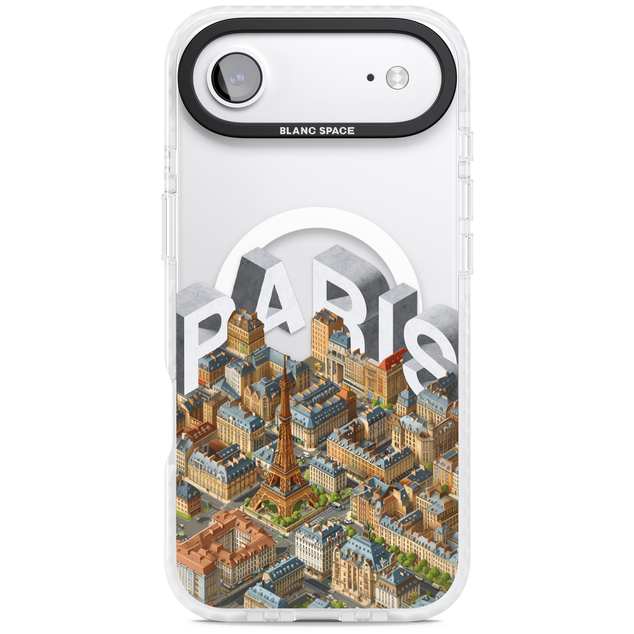 Paris iPhone 17 Air Impact Pro Clear Phone Case