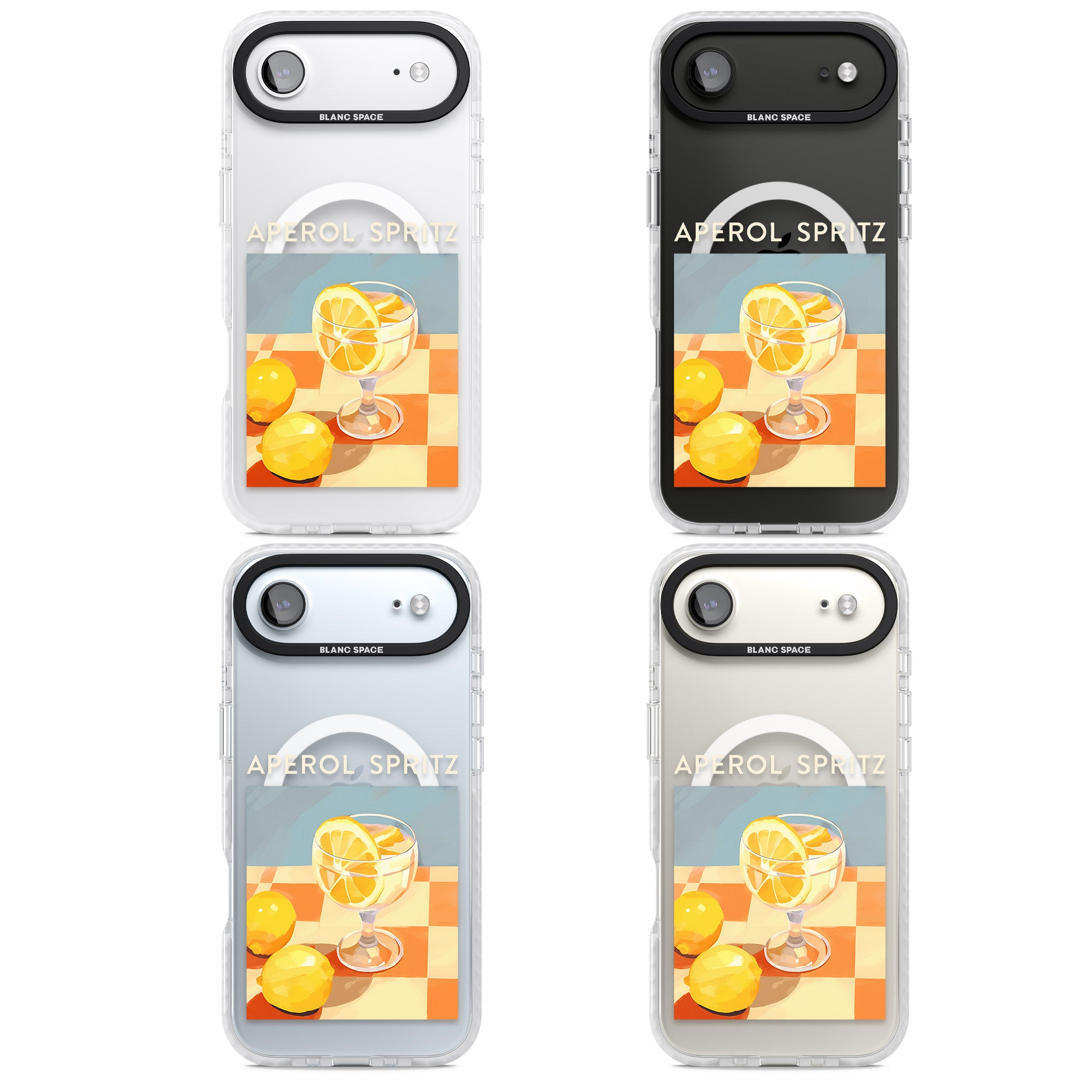 Lemon Spritz iPhone 17 Air Impact Pro Clear Phone Case APT Impact Protection