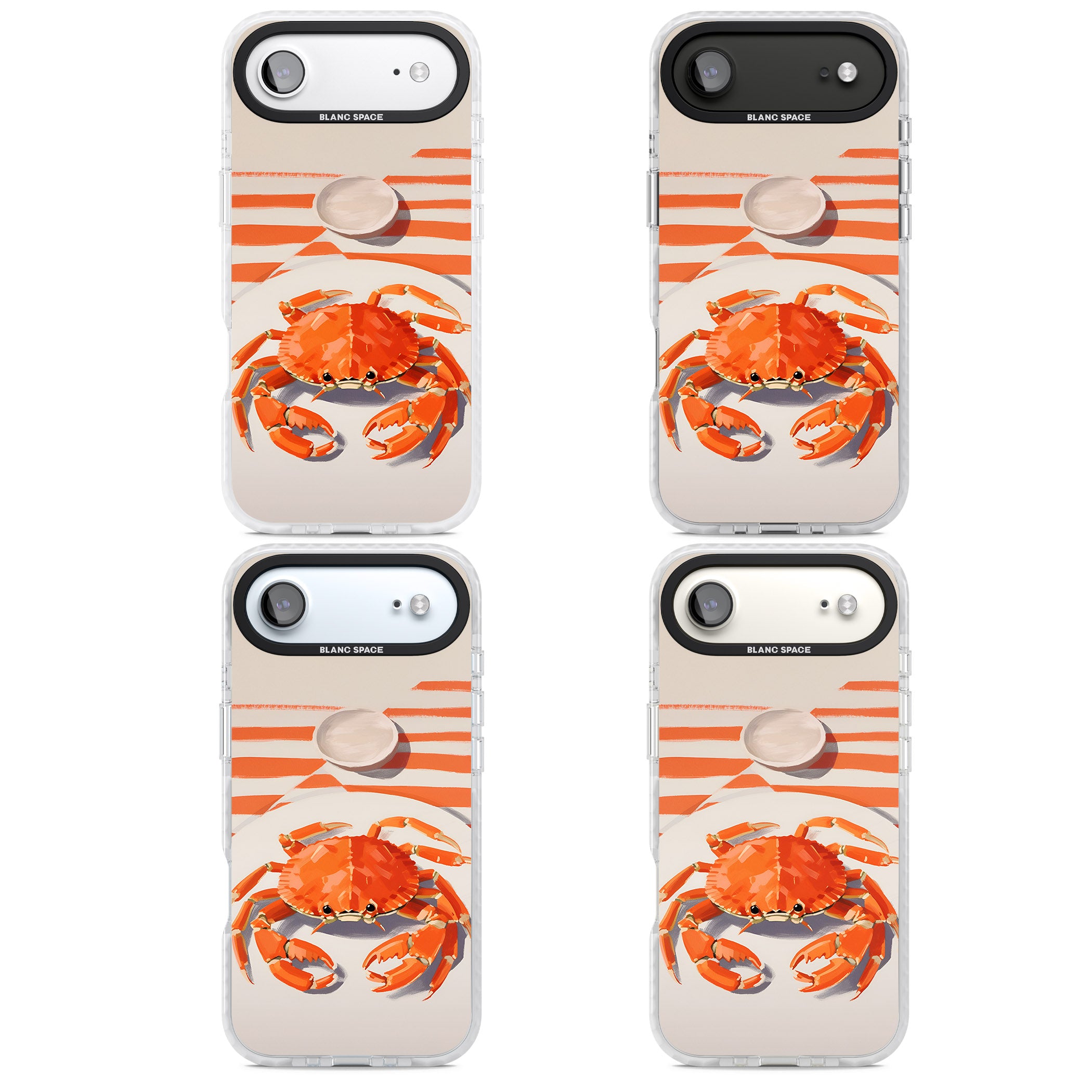 Beach Crab iPhone 17 Air Impact Pro Clear Phone Case APT Impact Protection
