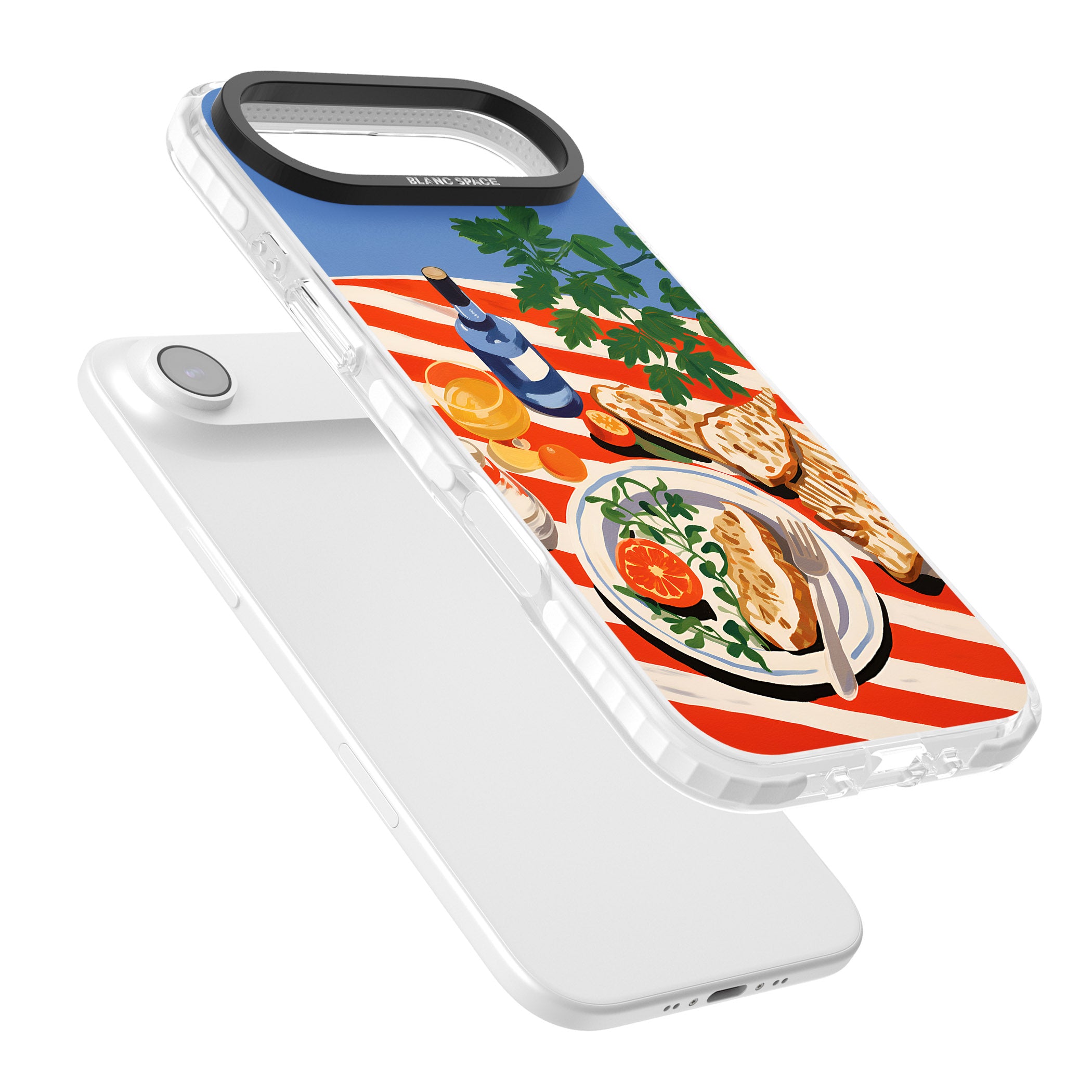 Mediterranean Lunch Table iPhone 17 Air Impact Pro Clear Phone Case Colours