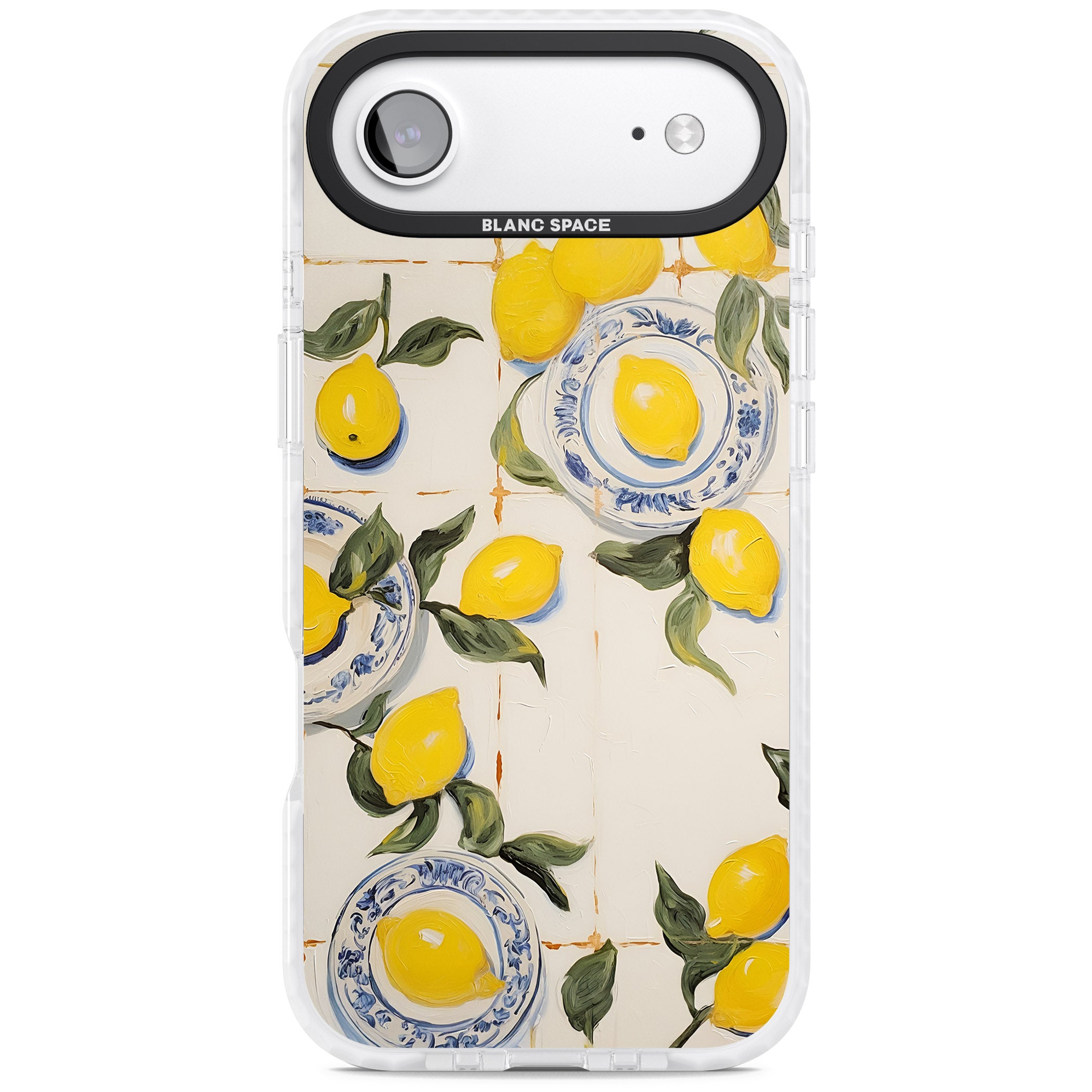 Lemons & Porcelain iPhone 17 Air Impact Pro Clear Phone Case