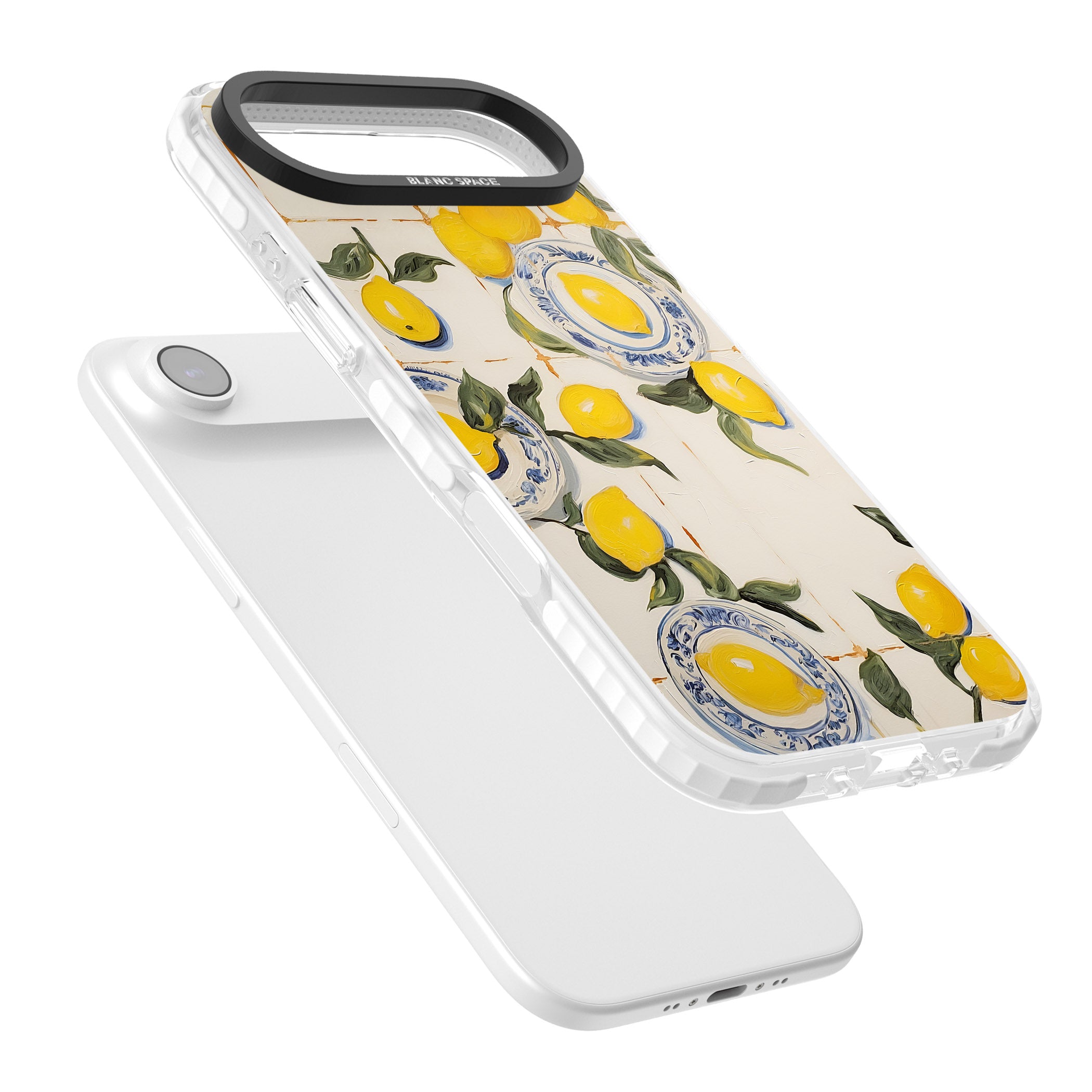 Lemons & Porcelain iPhone 17 Air Impact Pro Clear Phone Case Colours