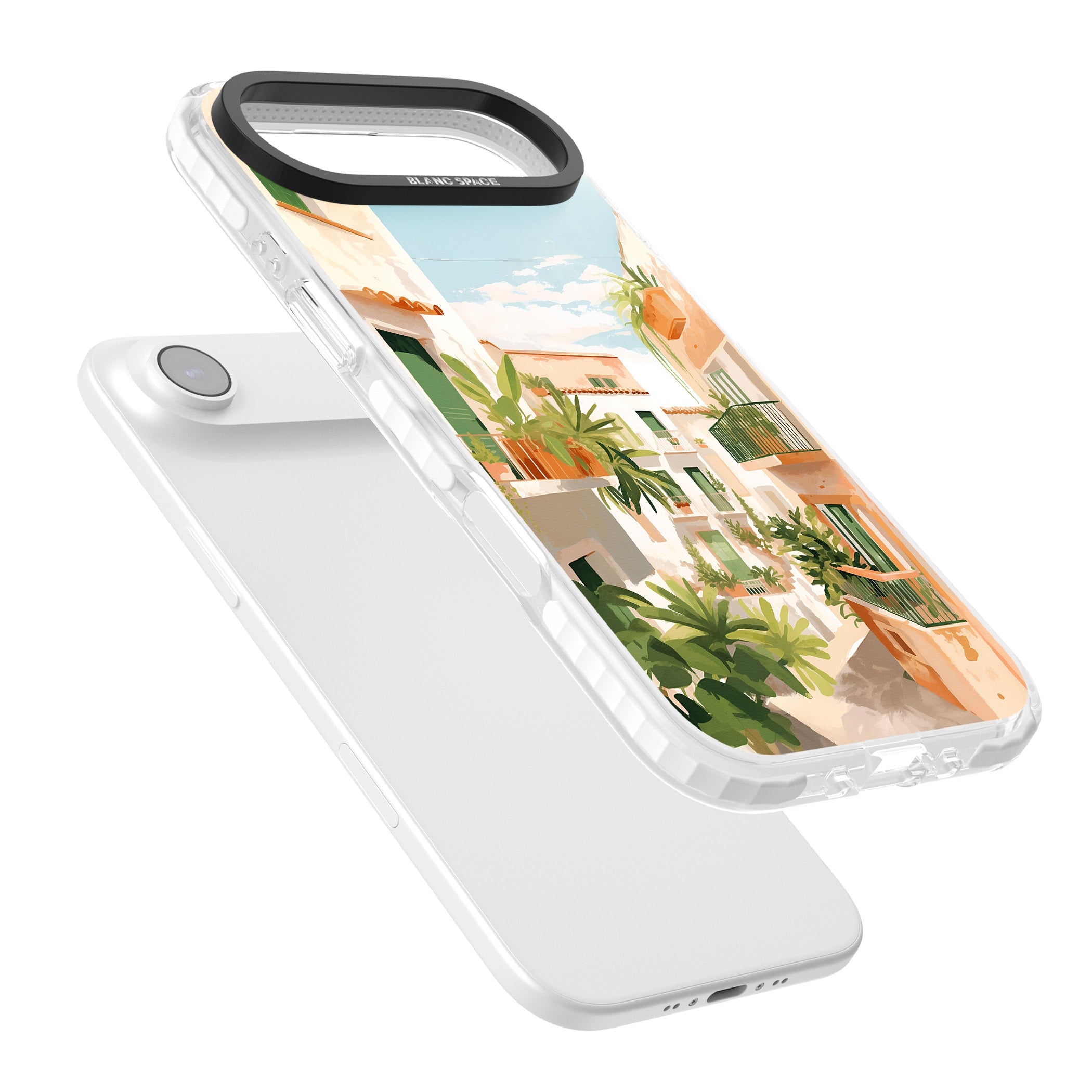 Tuscan Balconies iPhone 17 Air Impact Pro Clear Phone Case Colours