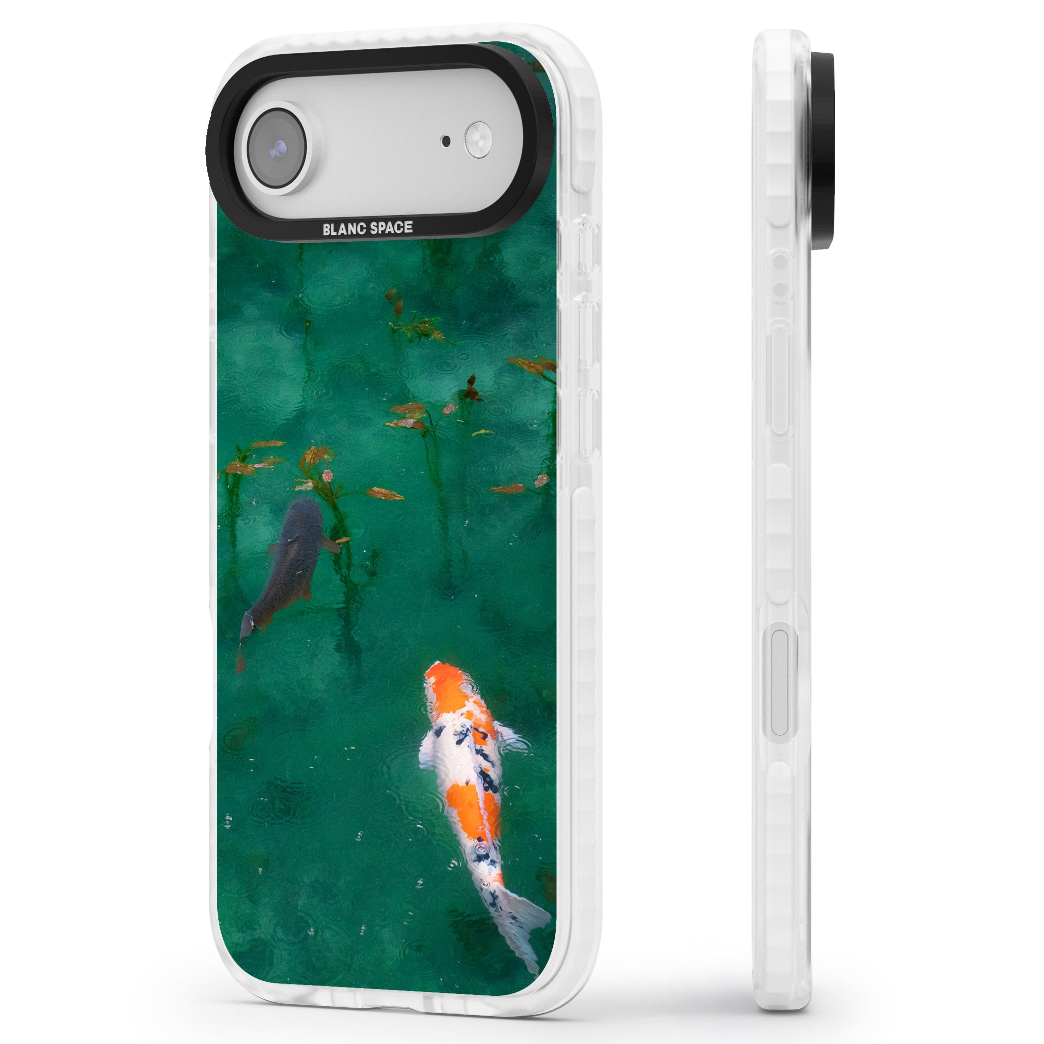 Koi Fish iPhone 17 Air Impact Pro Clear Phone Case Side Profile