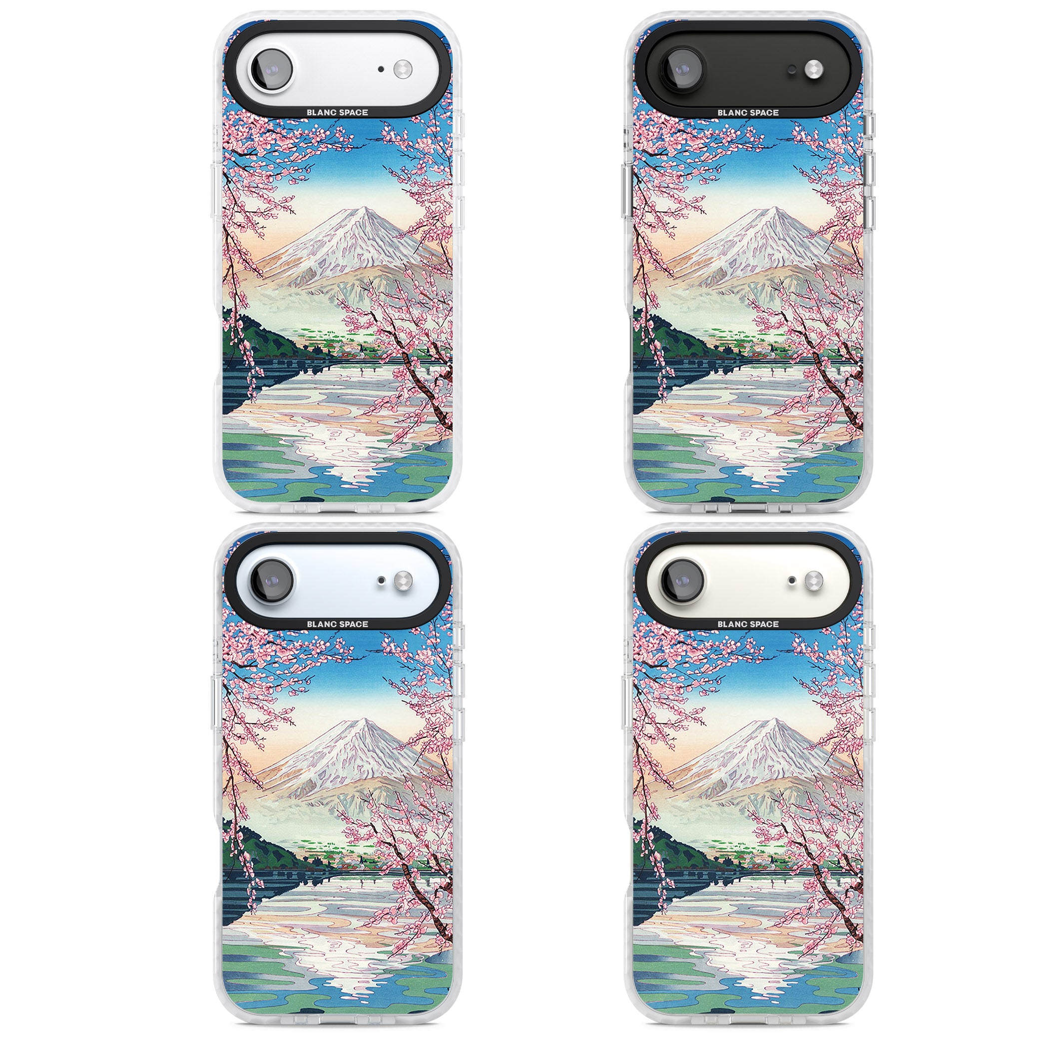 Mt Fuji From Lake Kawaguchi iPhone 17 Air Impact Pro Clear Phone Case APT Impact Protection