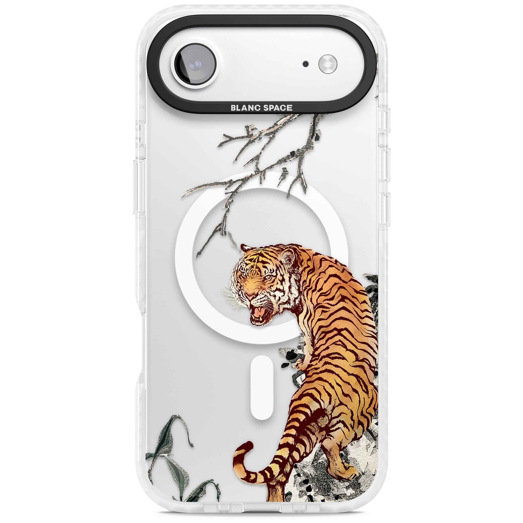 Roaring Tiger iPhone 17 Air Impact Pro Clear Phone Case