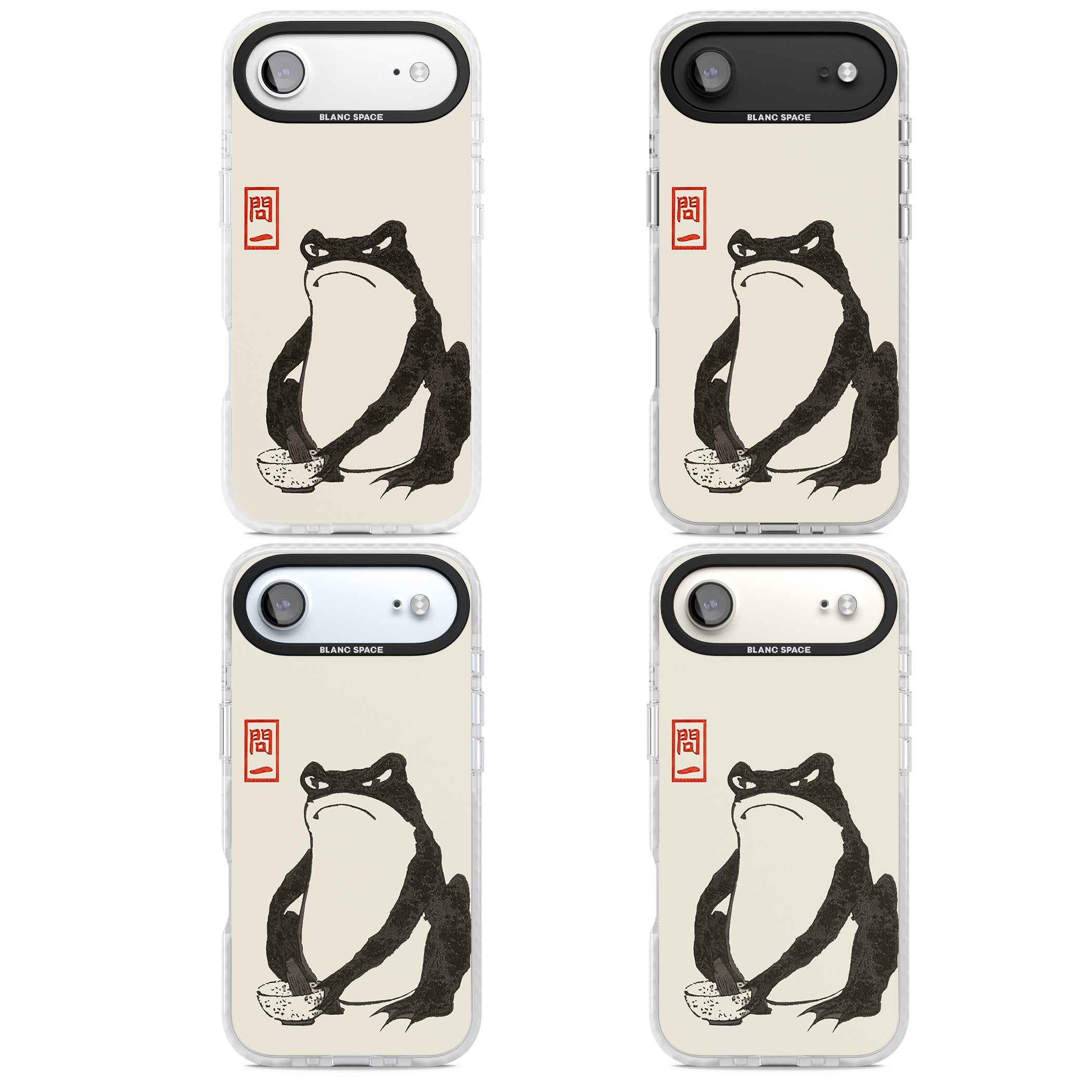 Matsumoto Hoji Grumpy Toad iPhone 17 Air Impact Pro Clear Phone Case APT Impact Protection