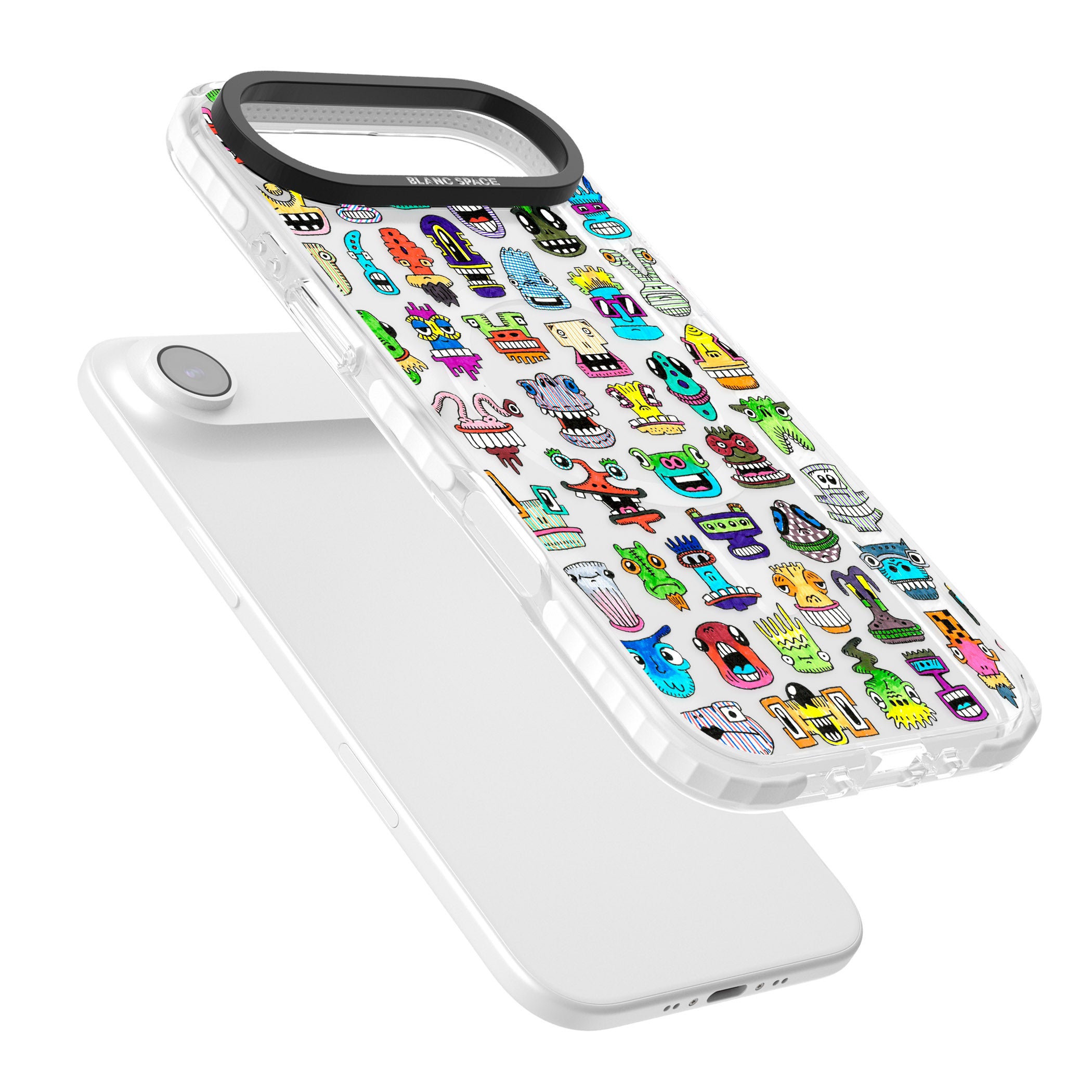 Familiar Faces iPhone 17 Air Impact Pro Clear Phone Case Colours