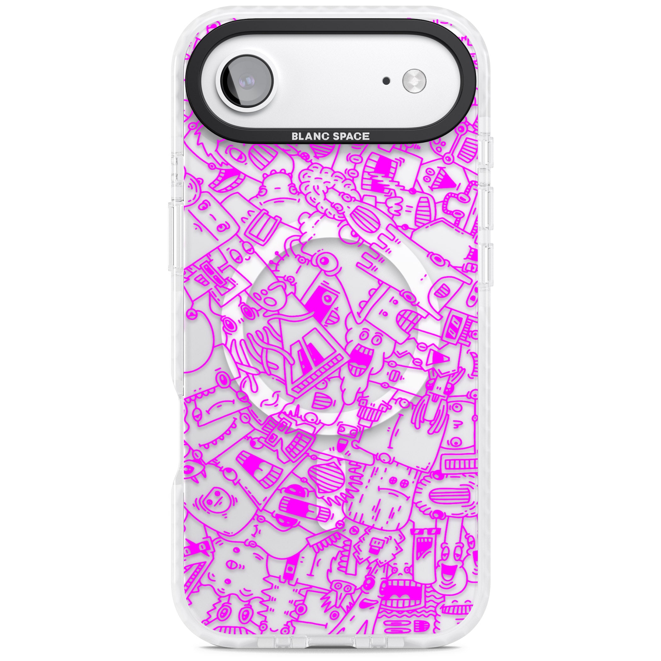 Pink Pals iPhone 17 Air Impact Pro Clear Phone Case