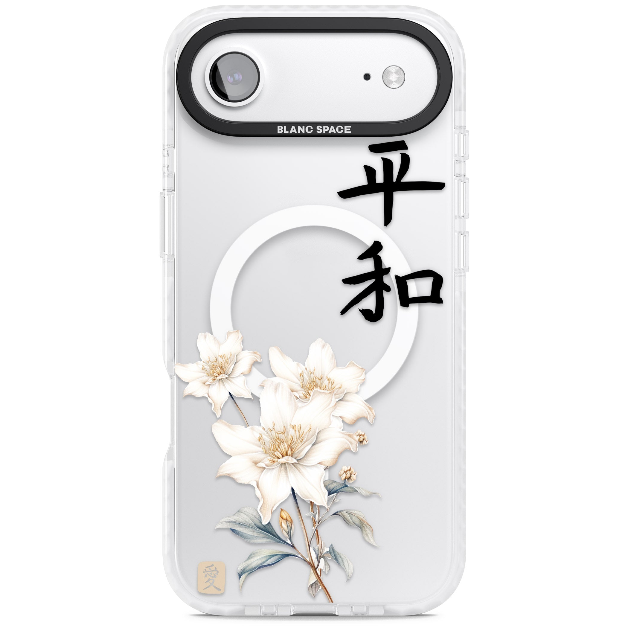 Peace And Flowers iPhone 17 Air Impact Pro Clear Phone Case