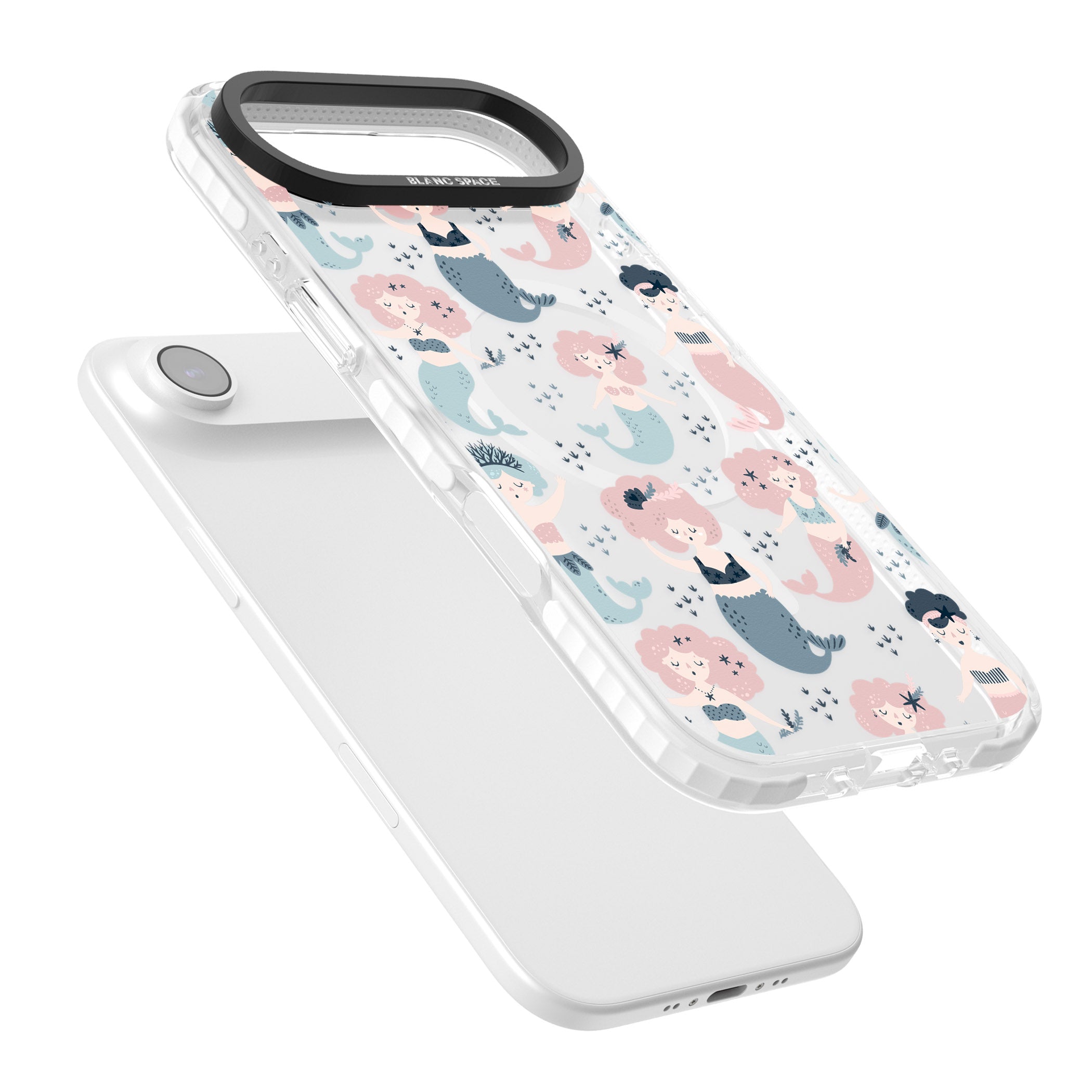 Under The Sea Mermaids (Clear) iPhone 17 Air Impact Pro Clear Phone Case Colours