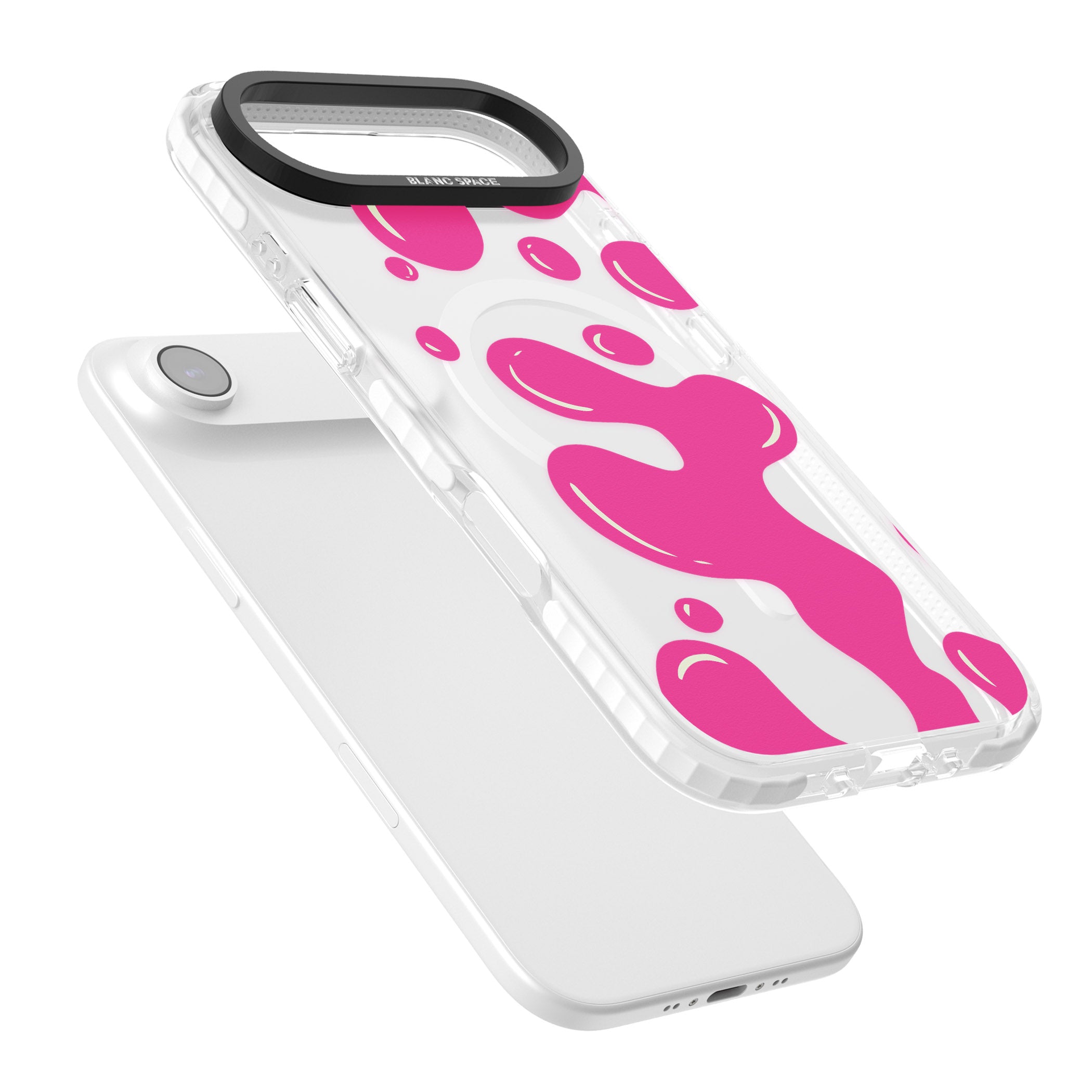 Pink Lava Lamp iPhone 17 Air Impact Pro Clear Phone Case Colours