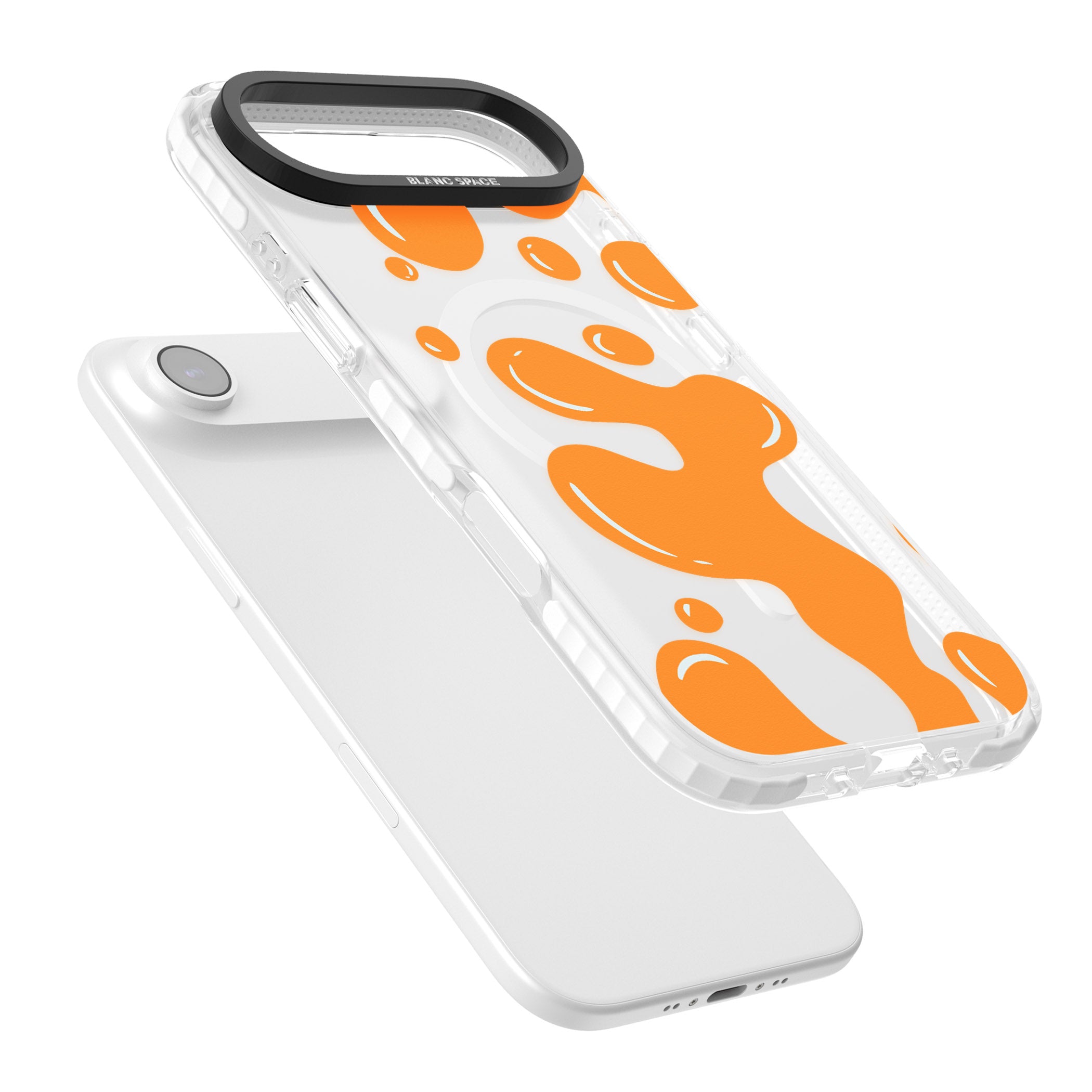 Orange Lava Lamp iPhone 17 Air Impact Pro Clear Phone Case Colours