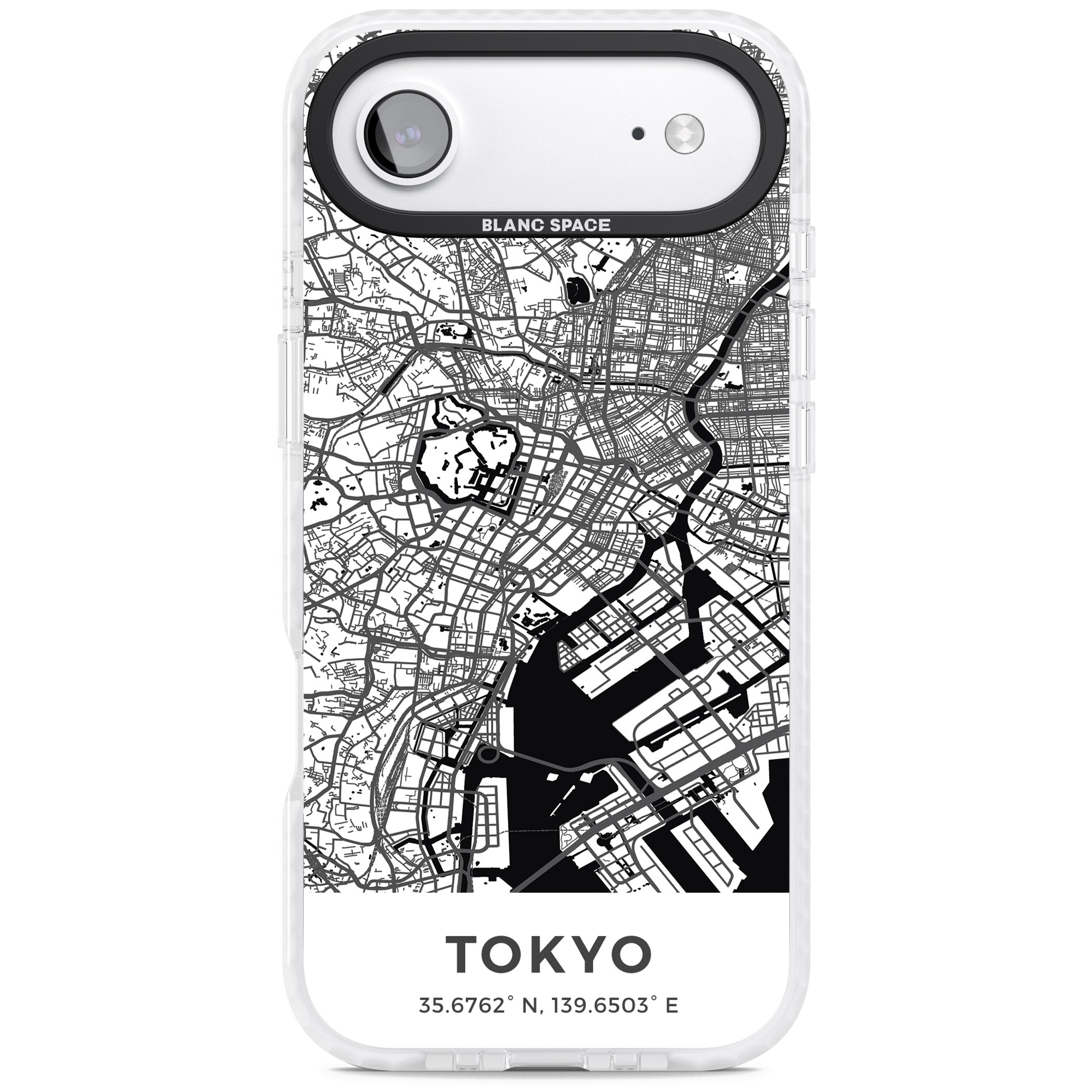 Tokyo Map iPhone 17 Air Impact Pro Clear Phone Case