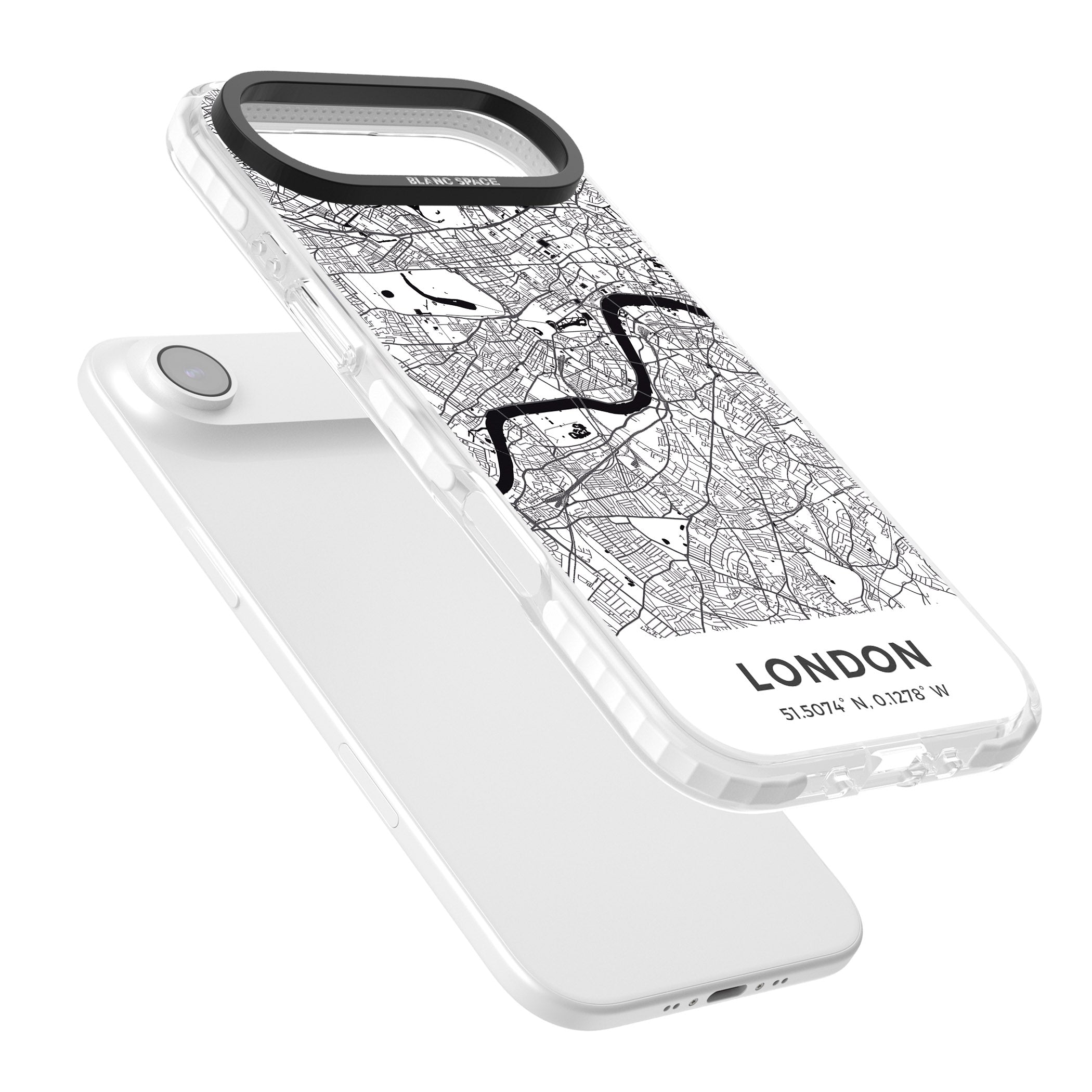 London Map iPhone 17 Air Impact Pro Clear Phone Case Colours