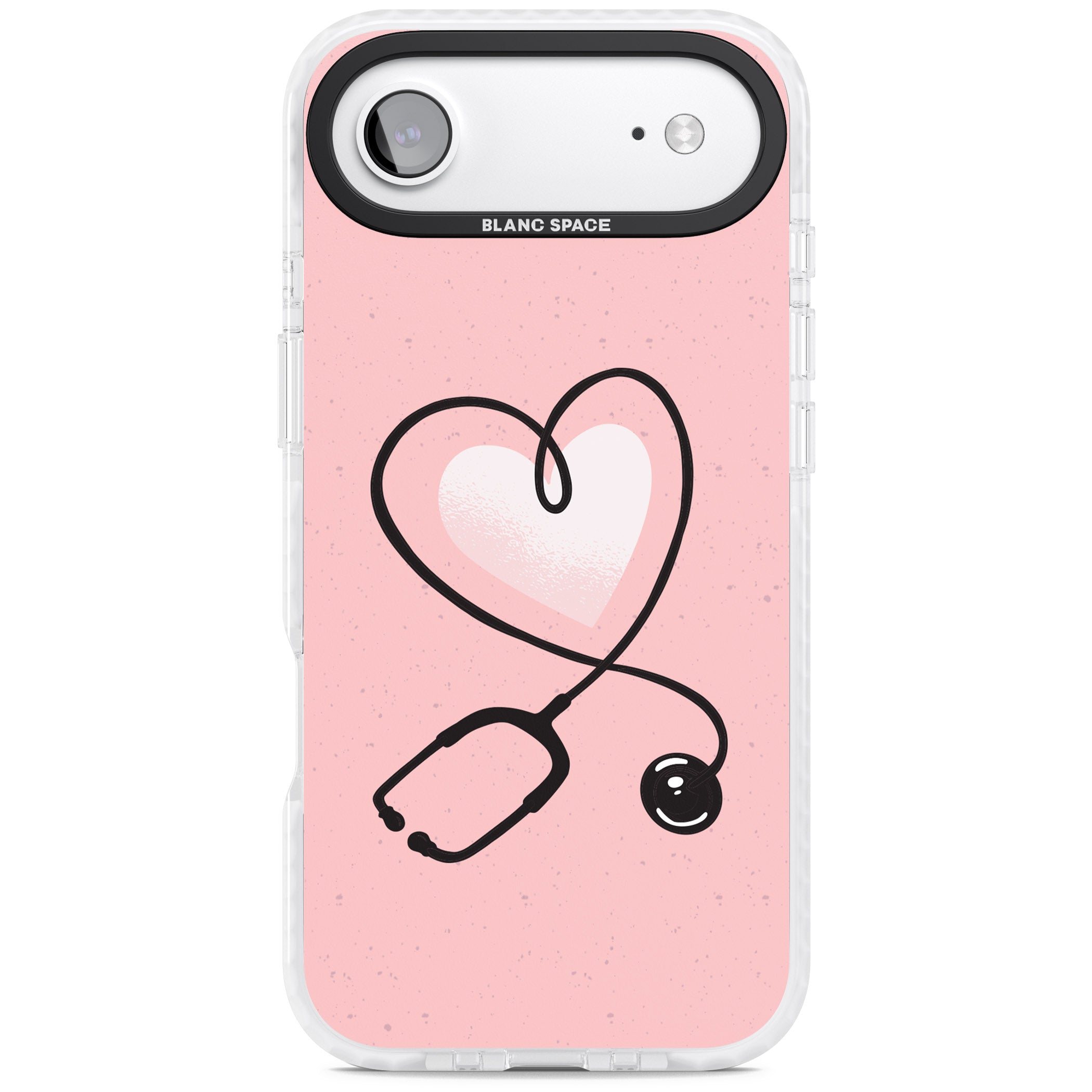Stethoscope Heart iPhone 17 Air Impact Pro Clear Phone Case